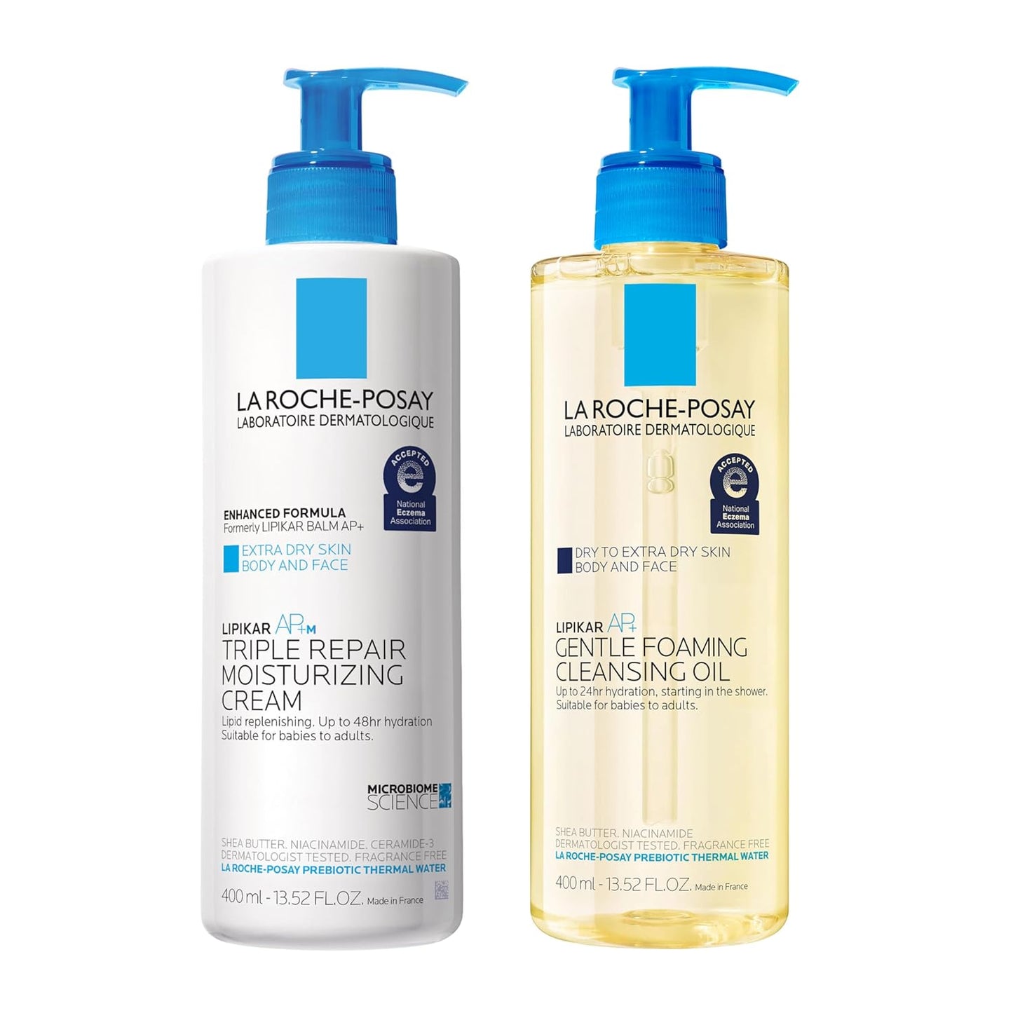La Roche-Posay Lipikar AP+ Moisturizing Cream – Face & Body Lotion For Dry Skin | Shea Butter & Niacinamide