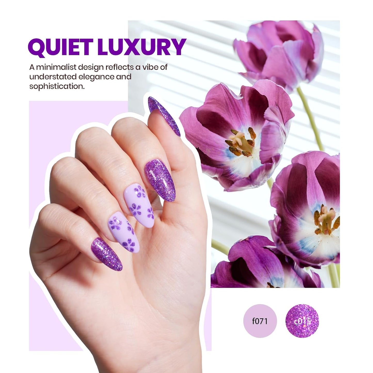Beetles 36-Color Gel Nail Polish Set | Sparkle & Glitter | Manicure Kit for Women