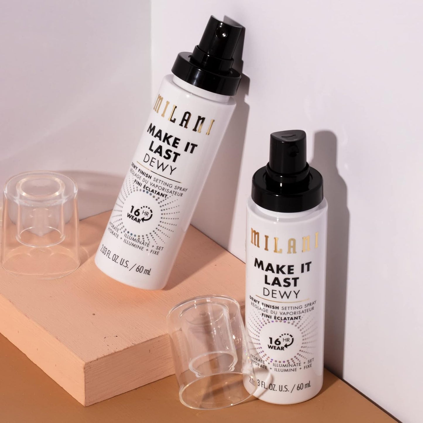 Milani Sunscreen Setting Spray & Primer | SPF 30 UVA/UVB Protection - 2 Pack
