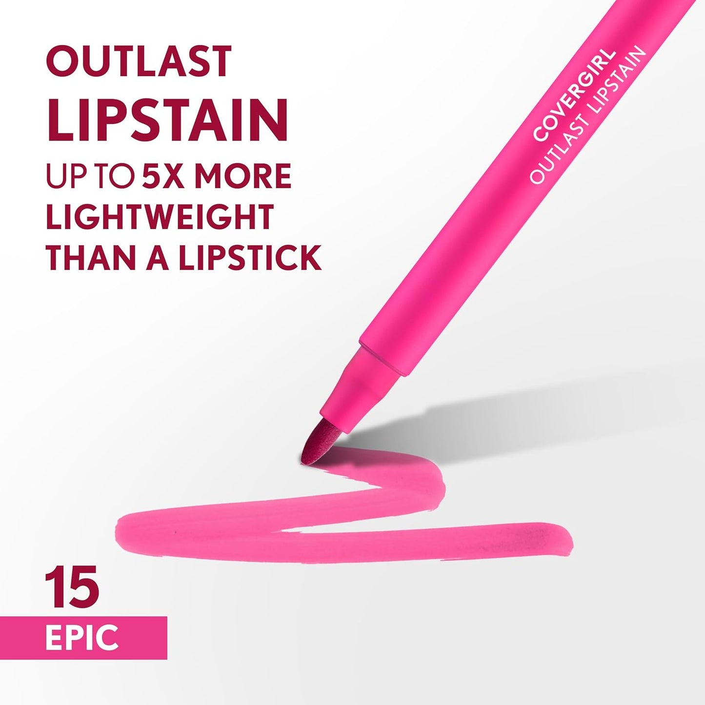 Vegan Lipstain Bundle | COVERGIRL Outlast - 15 & 65 Shades for Long-Lasting Color