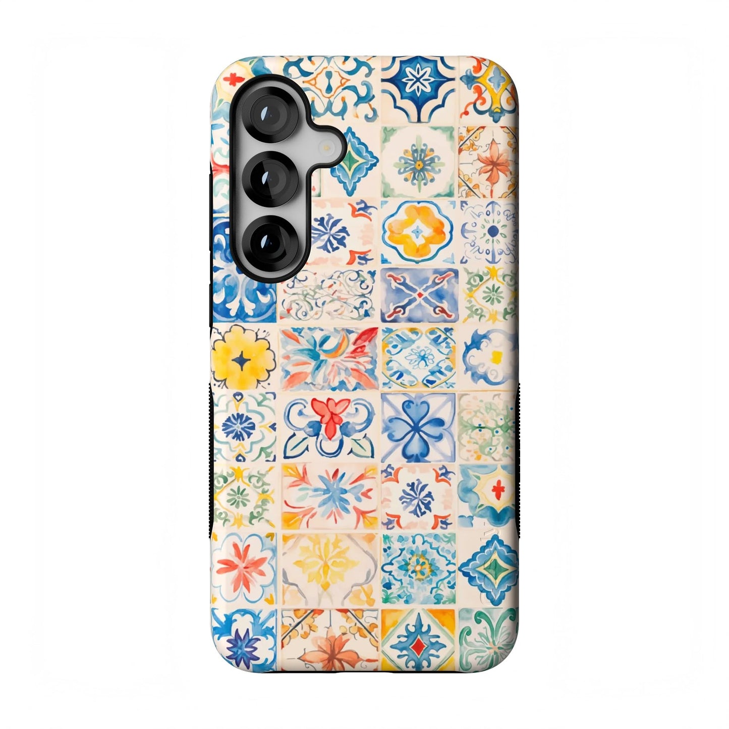 Casely Galaxy S25 Plus Case | Ink & Iris | Vintage Floral | Compatible with MagSafe | Bold Protective Design