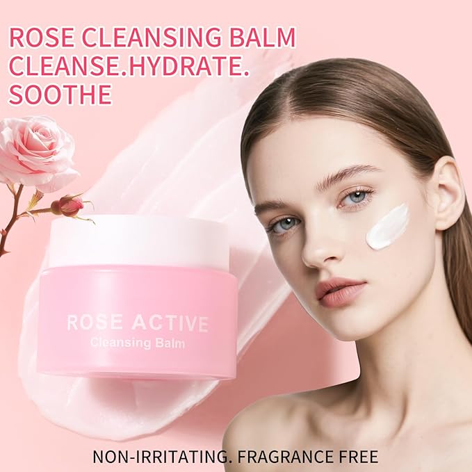 Deep Clear Cleansing Balm, Waterproof Makeup Remover, Face Cleanser, Oil Based Cleanser, Facial Cleansing for All Skin Types (3.38 Fl.Oz, 100ml)