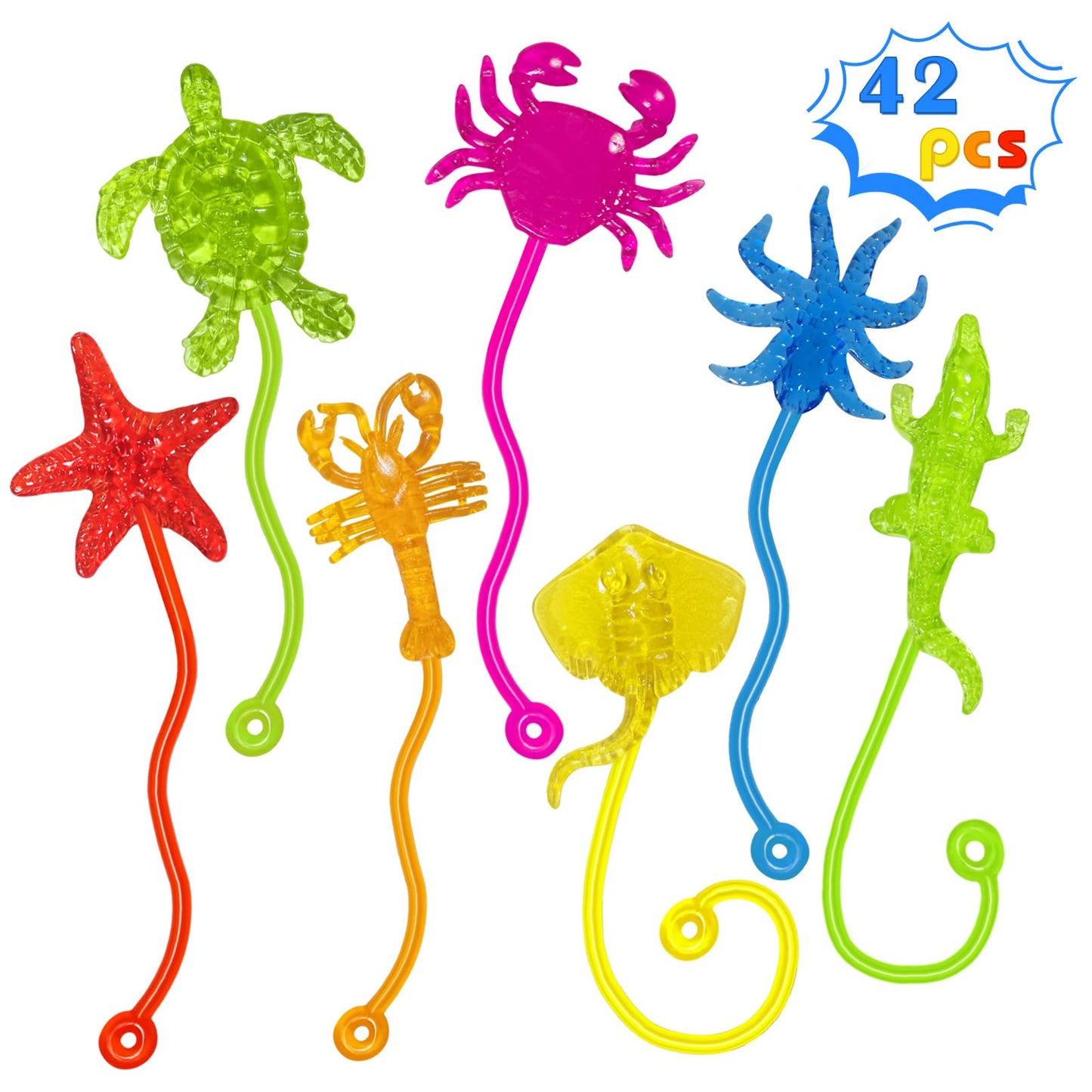 Valentines Sticky Hands Bulk 48PCS Valentines Day Gifts for Kids Classroom Prizes Valentines Party Favors for Kids Stretchy Heart Sticky Hand Toy Valentines Day Goodie Bag Stuffers Kid Party Supplies
