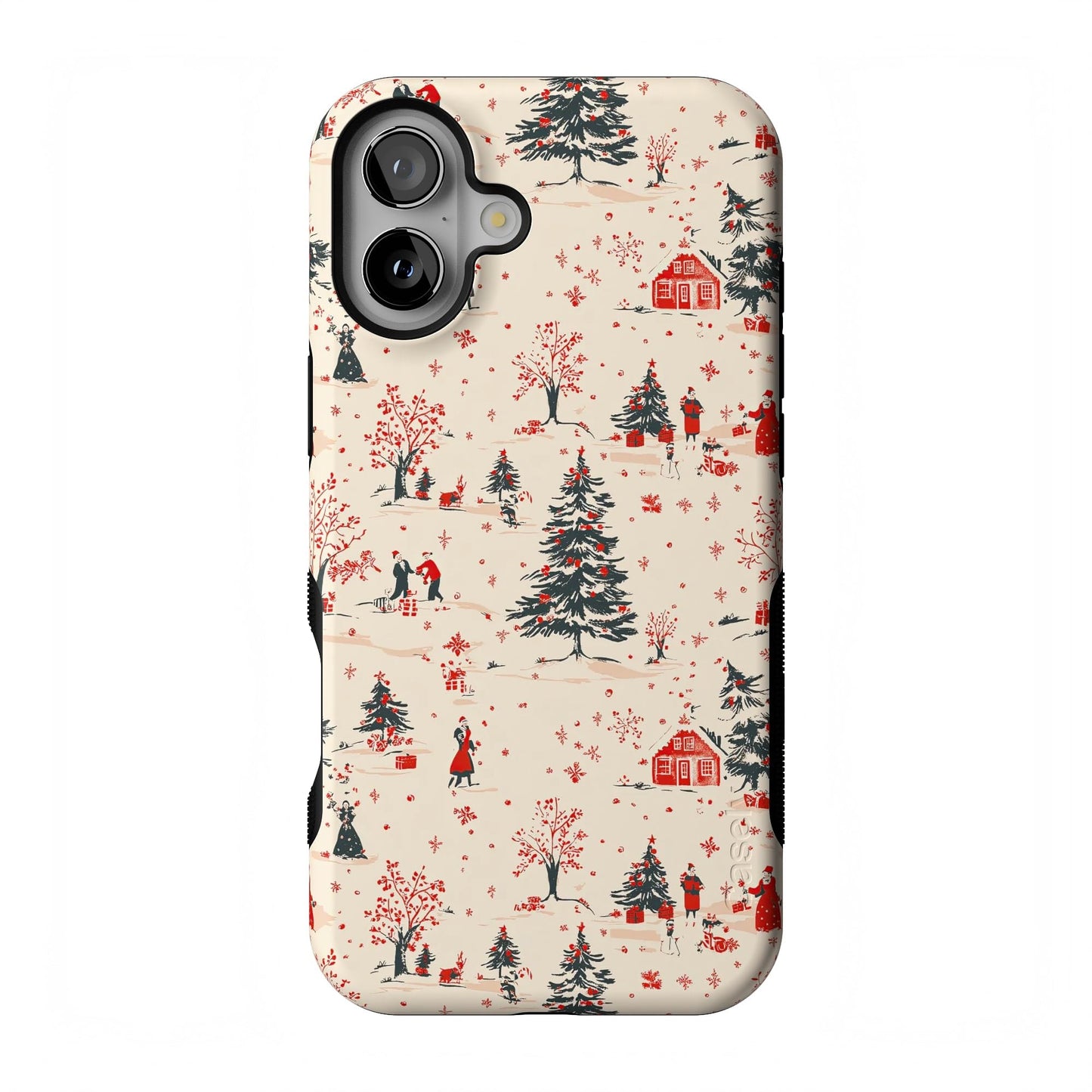 Casely iPhone 17 Pro Max Case | On The Dot | Maroon Polka Dot | Compatible with MagSafe | Bold Protective Design