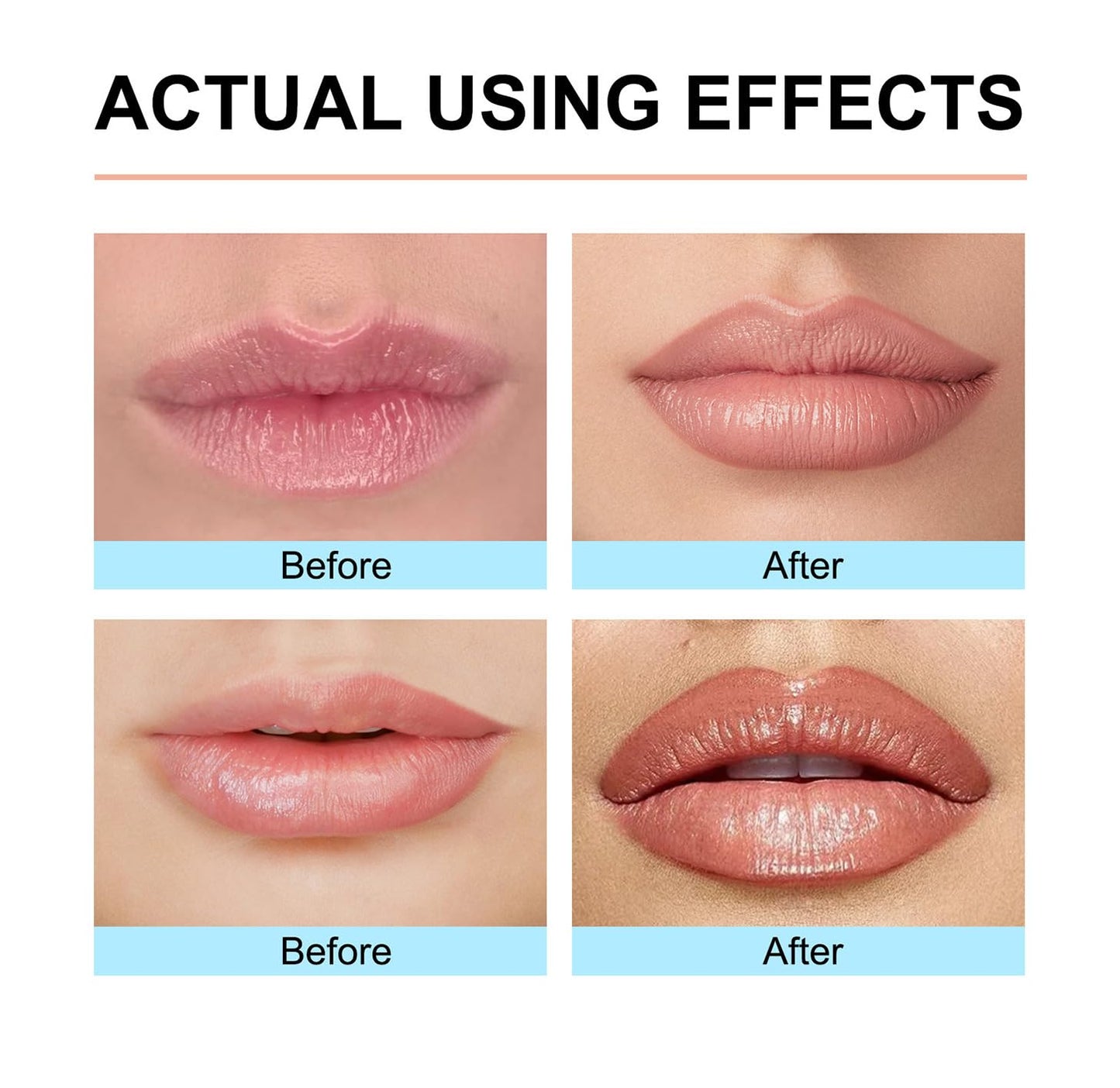 Longwear Peel-off Lip Stain Marker Peel Off with Vitamin E - Smudge-Resistant Lip Liner & Base for All Skin Types (03#)