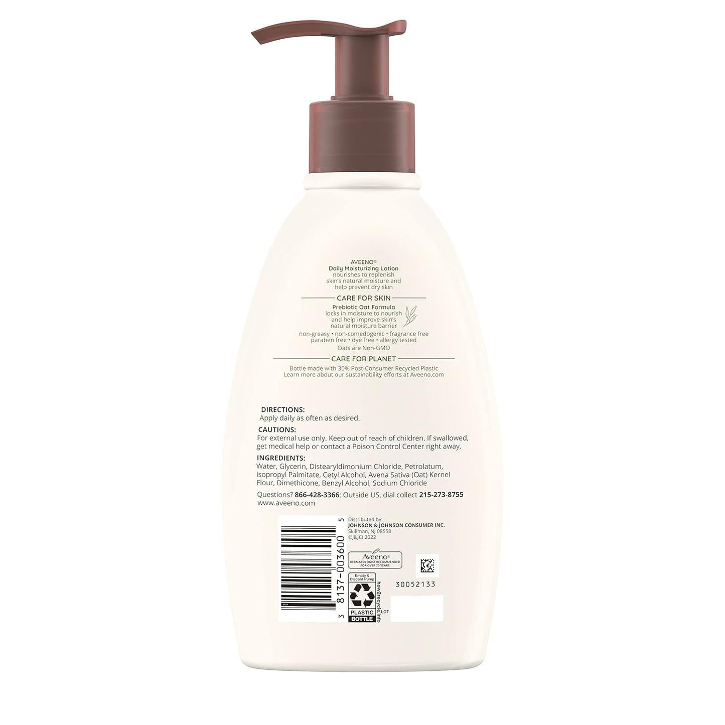 Aveeno Daily Moisturizing Lotion | 18 Fl. Oz | Hydrating & Soothing Formula