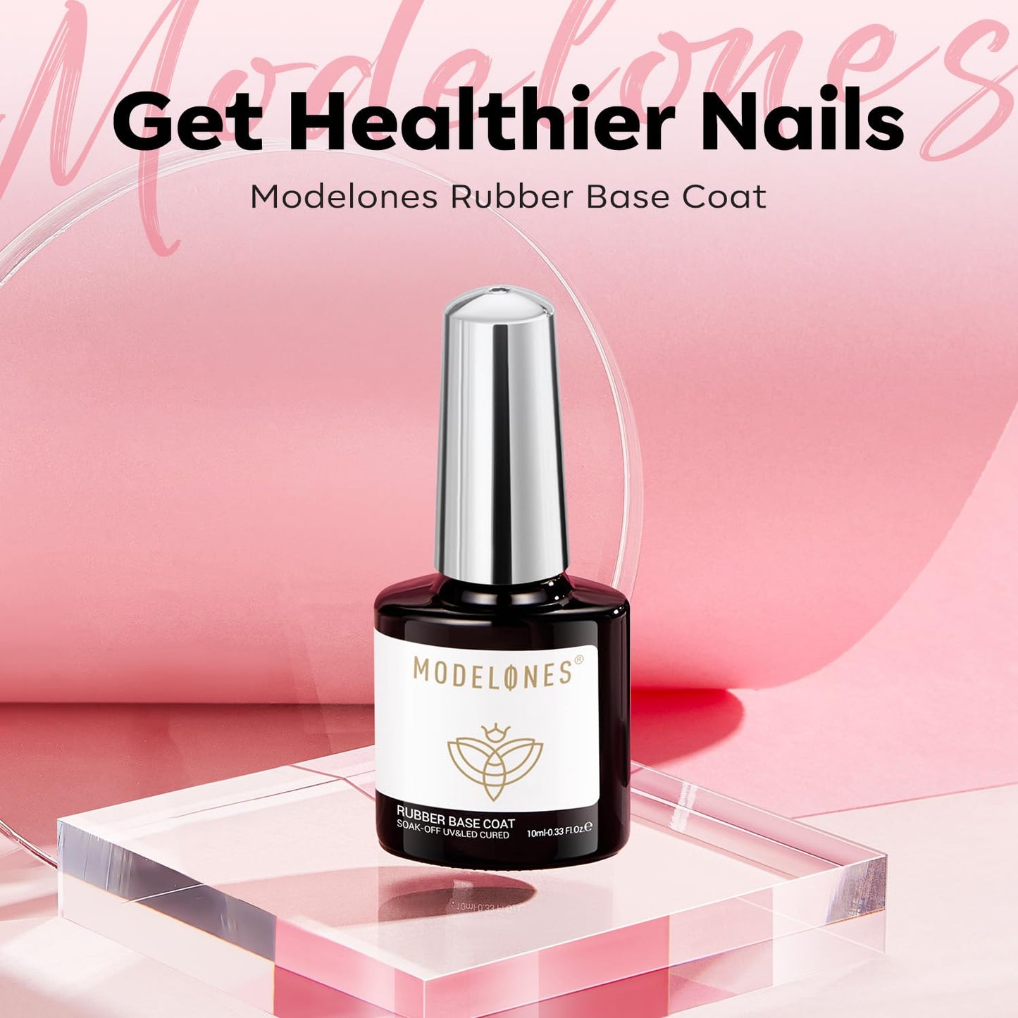Milky White Rubber Gel Base Coat | 6-in-1 Builder for Strong Nails
