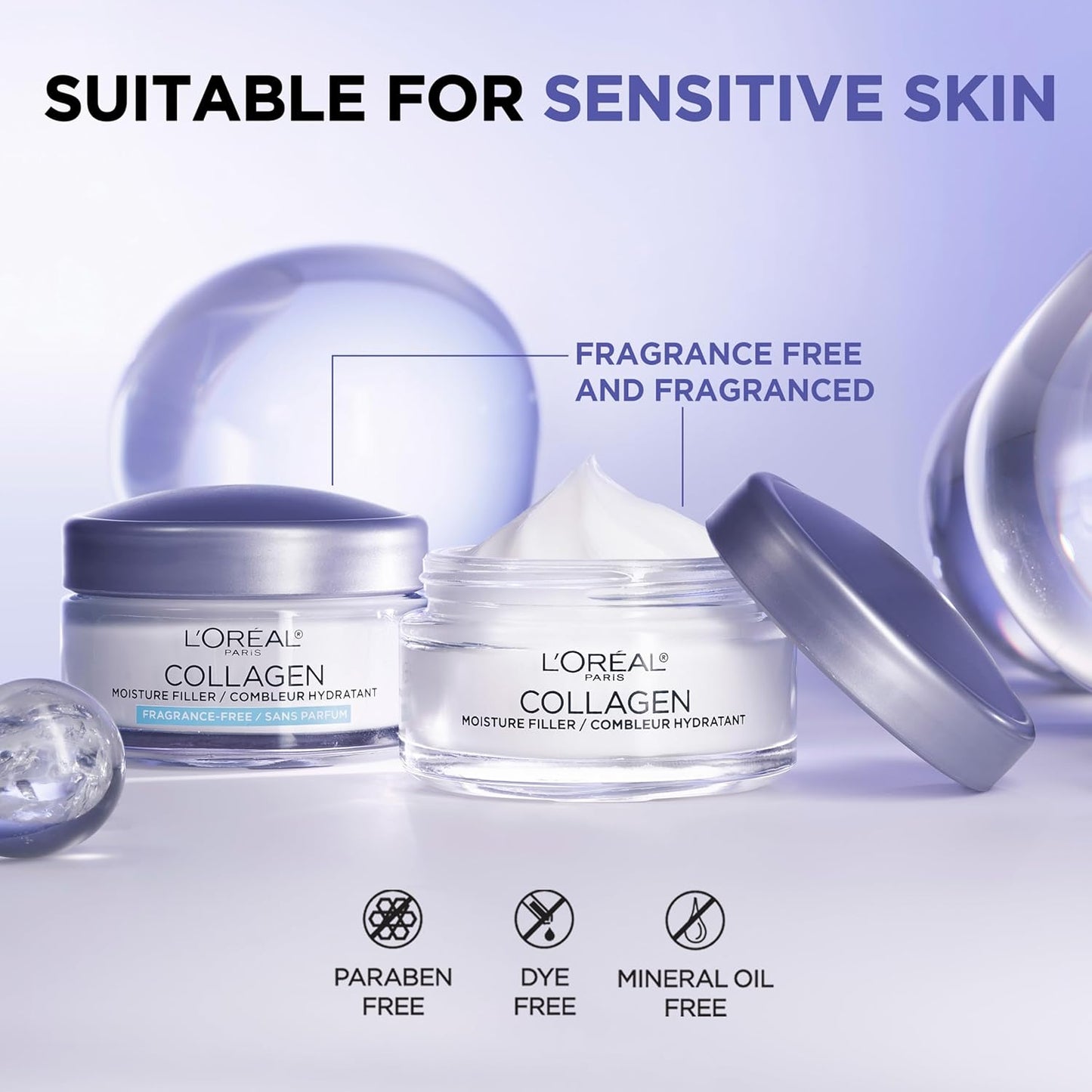 L’Oreal Paris Collagen Daily Face Moisturizer | Anti-Aging Hydration Cream 1.7 oz