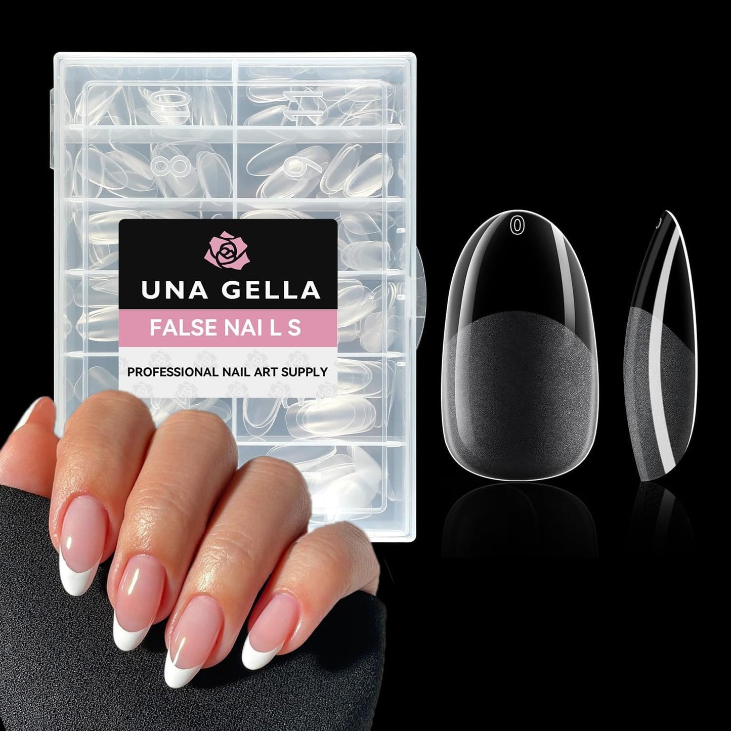 Soft Gel Nail Tips | 40ml Strong Adhesive Gel for Acrylic & Press-On Nails