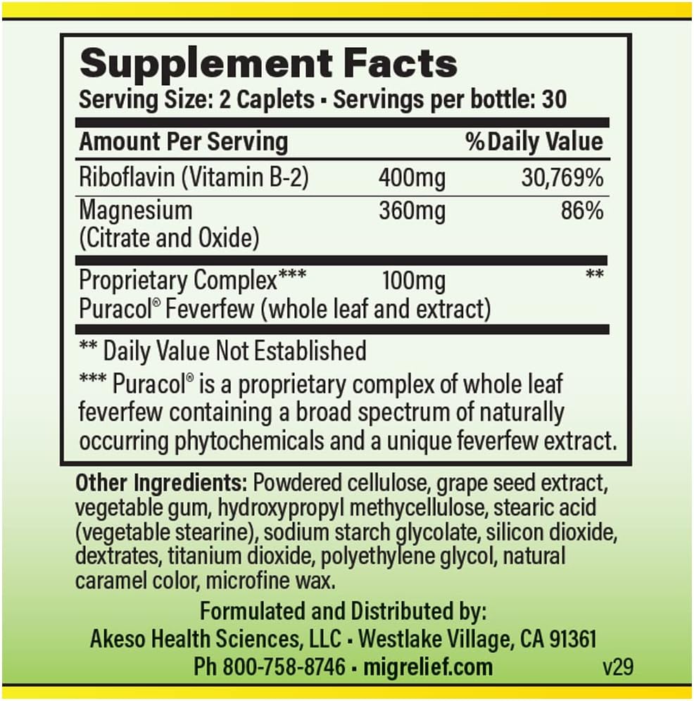 MigreLief Nutritional Support & Comfort Kit for Migraine Sufferers - MigreLief Original Daily Triple Therapy Formula, Plus MigreLief Comfort Stick Essential Oils Roll-On (10ml) - 1 Month Supply.