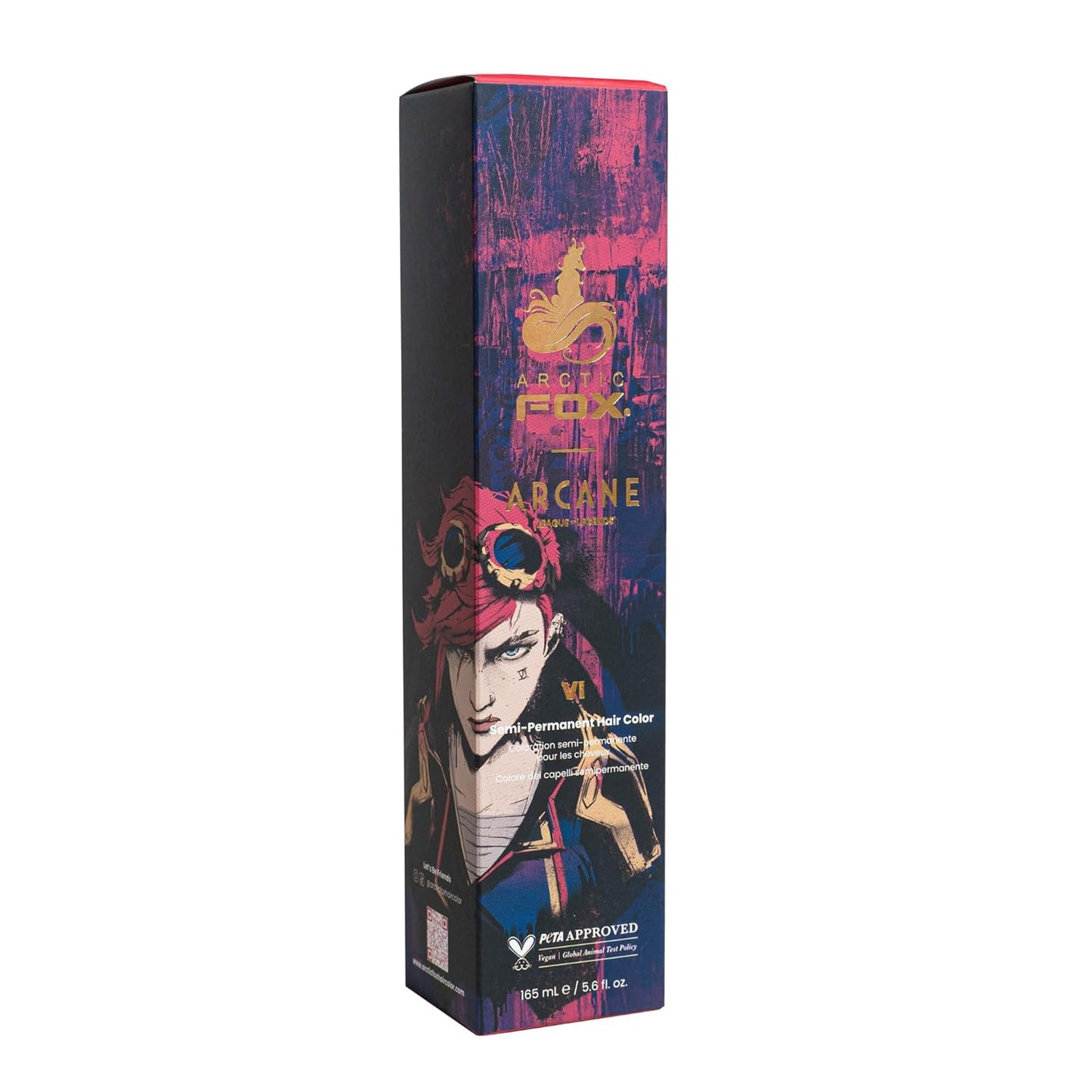 ARCTIC FOX Vegan Semi-Permanent Hair Color Dye | AURORA KISS | 5.6 Fl Oz