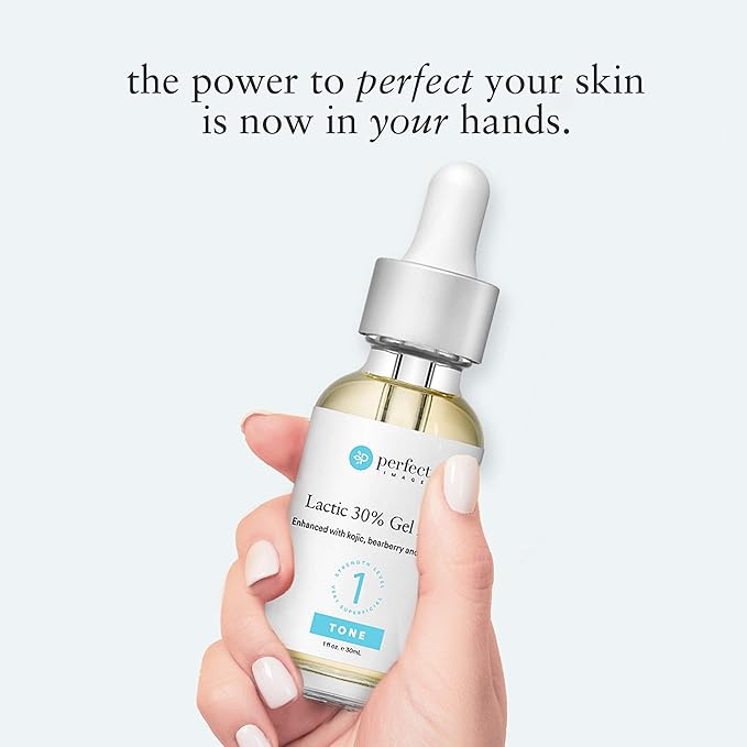 Lactic Gel Peel - Enhanced with Kojic, Bearberry, Licorice, and Botanicals (30% Strength)