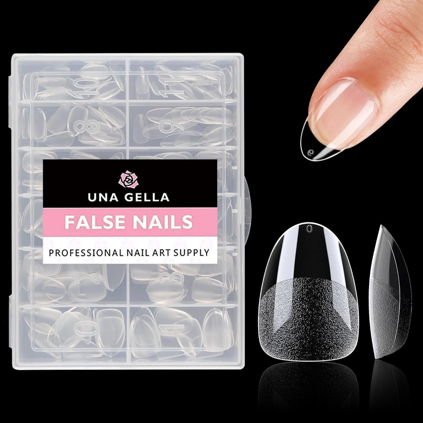 Extra Short Square Fake Nails | 216pcs Gel Tips | Full Cover Acrylic for DIY
