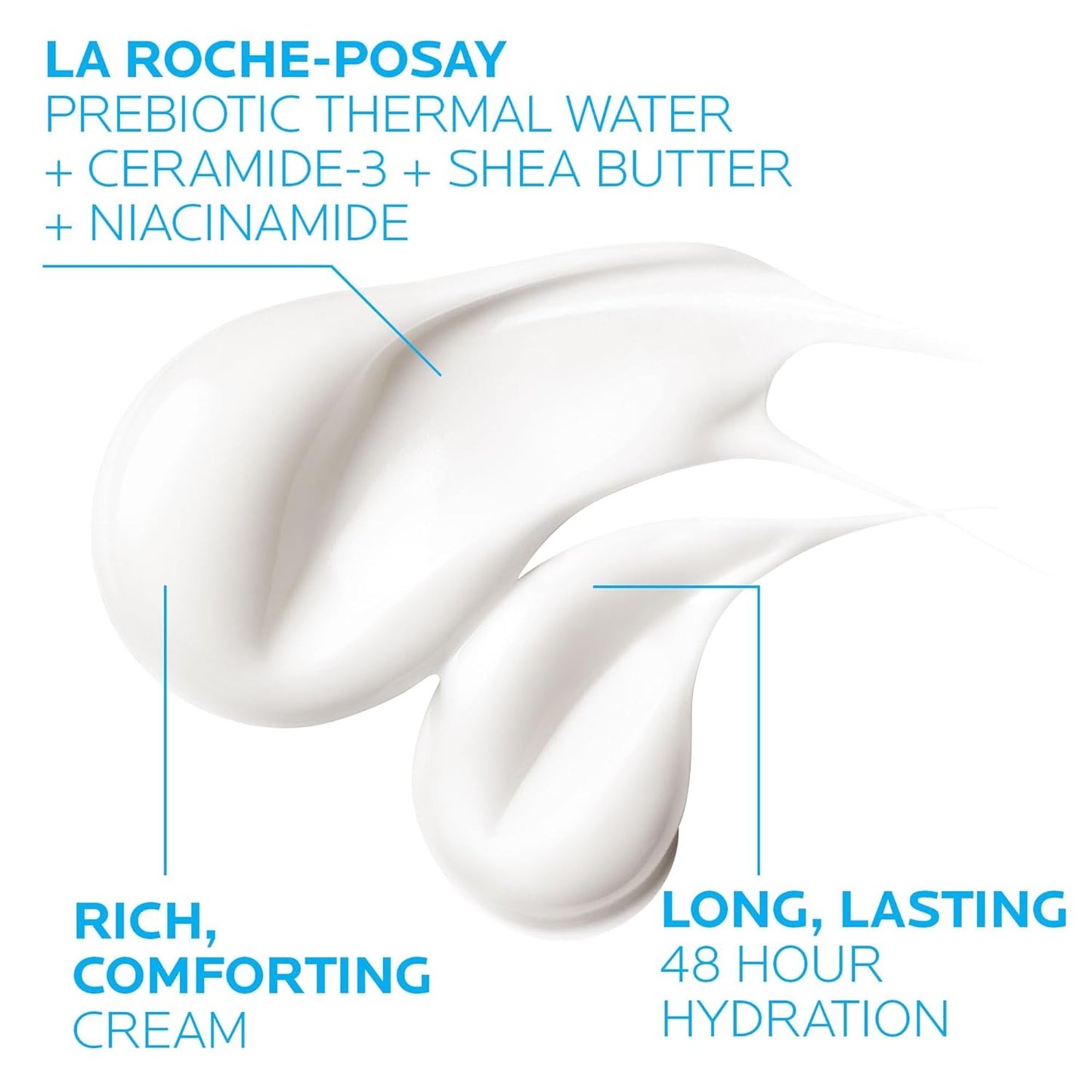 La Roche-Posay Lipikar AP+ Moisturizing Cream | Shea Butter & Niacinamide | For Dry, Sensitive Skin