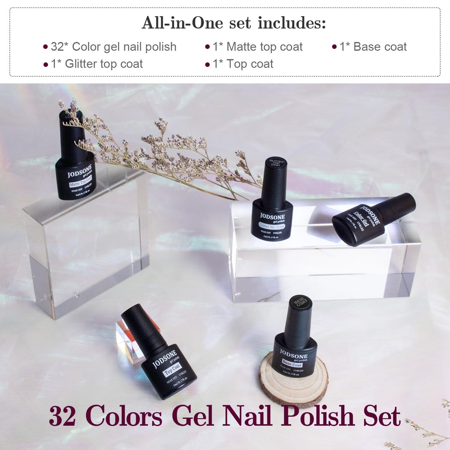 JODSONE Nail Dehydrator & Primer | 4 x 15ml Long-Lasting Easy Application