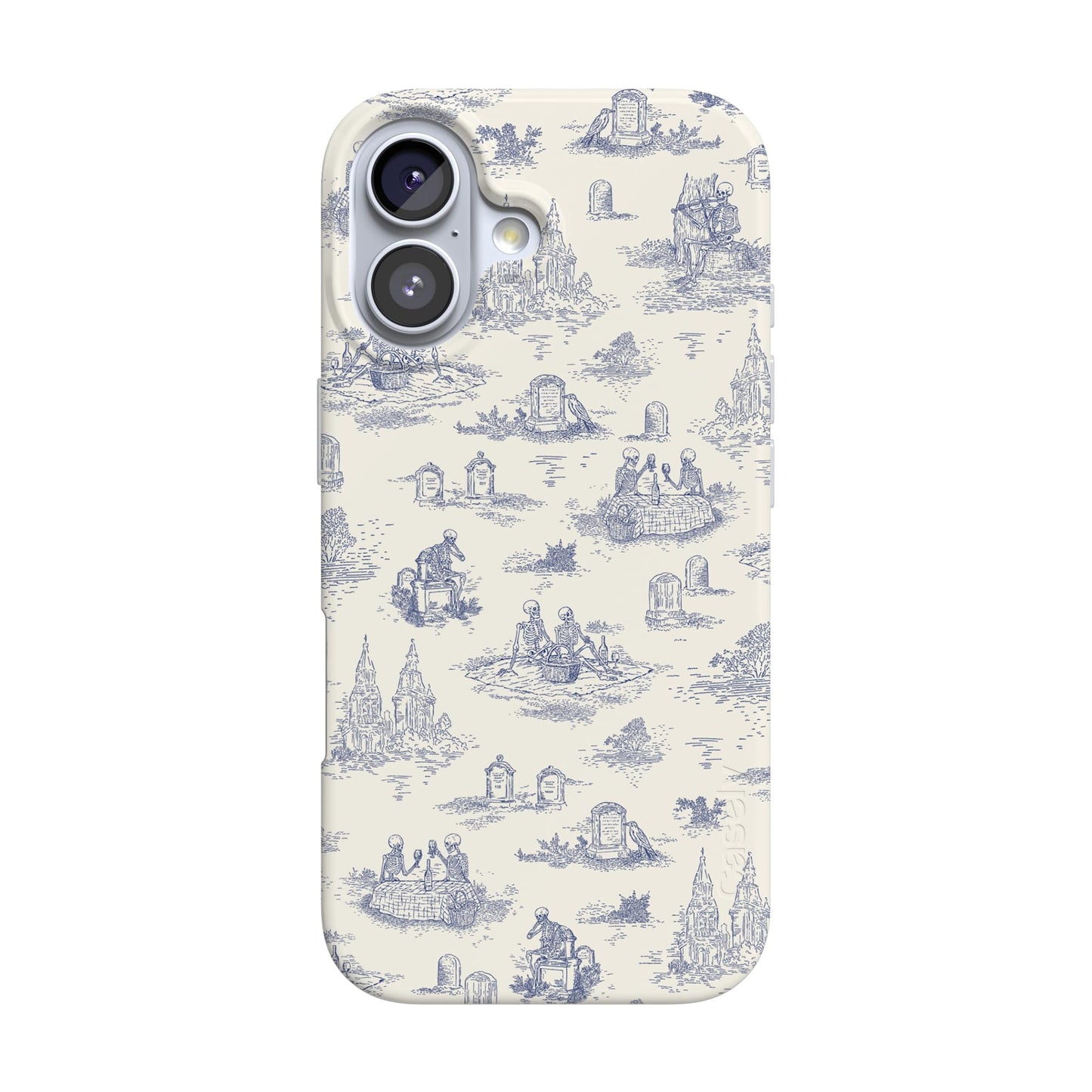 Casely iPhone 17 Case | Blue Stripes | Sunday Best | Compatible with MagSafe | Classic Ultra Slim Design