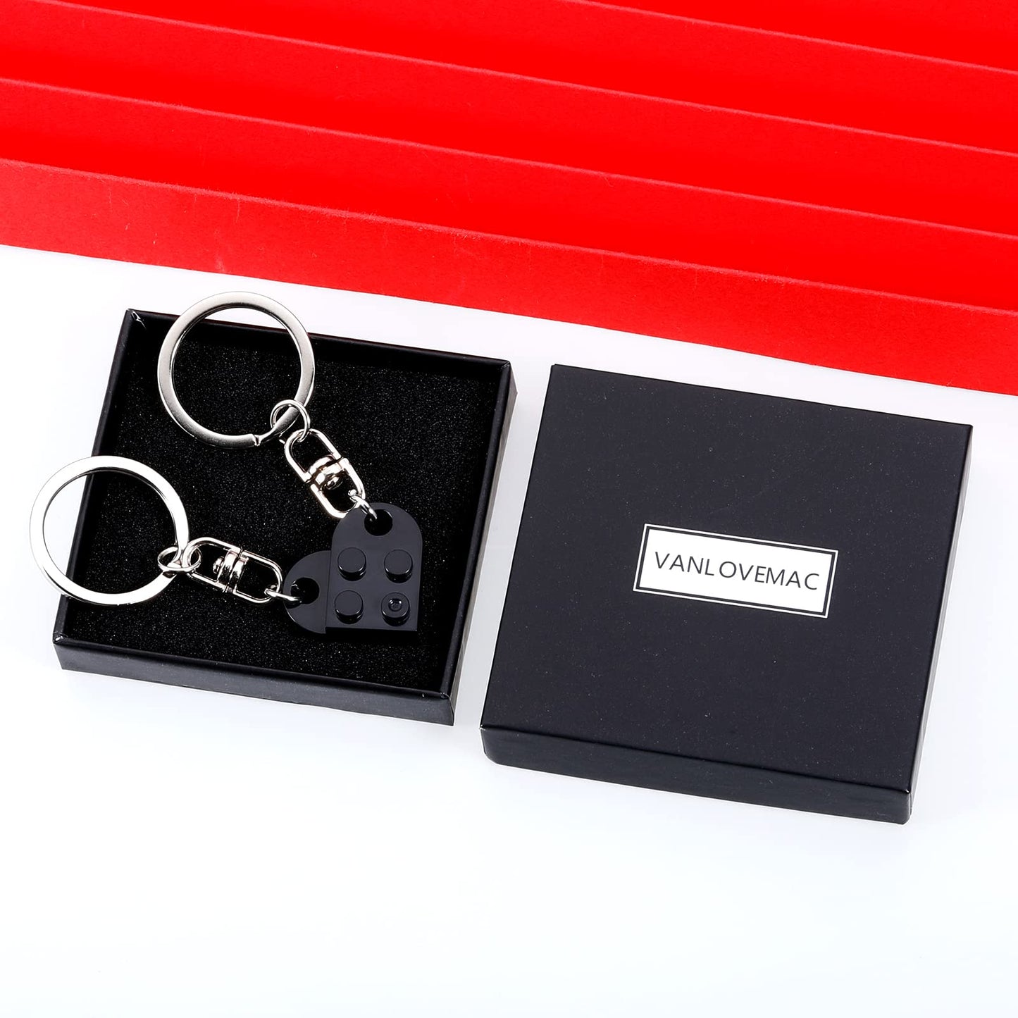 VANLOVEMAC Couples Matching Stuff Gifts for Boyfriend Girlfriend Valentines Day Gifts for Her Him Couples Gift Christmas