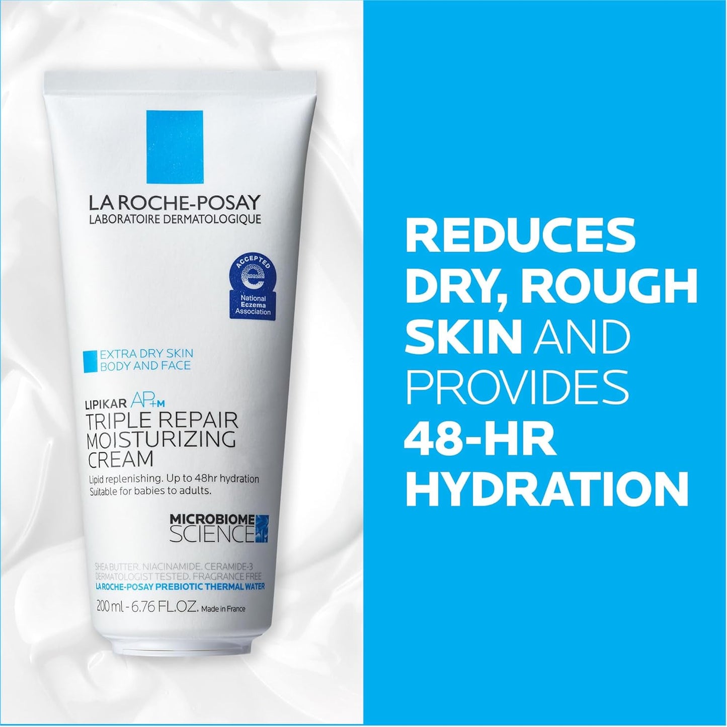 La Roche-Posay Lipikar AP+ Moisturizing Cream – Shea Butter & Niacinamide | For Dry, Sensitive Skin