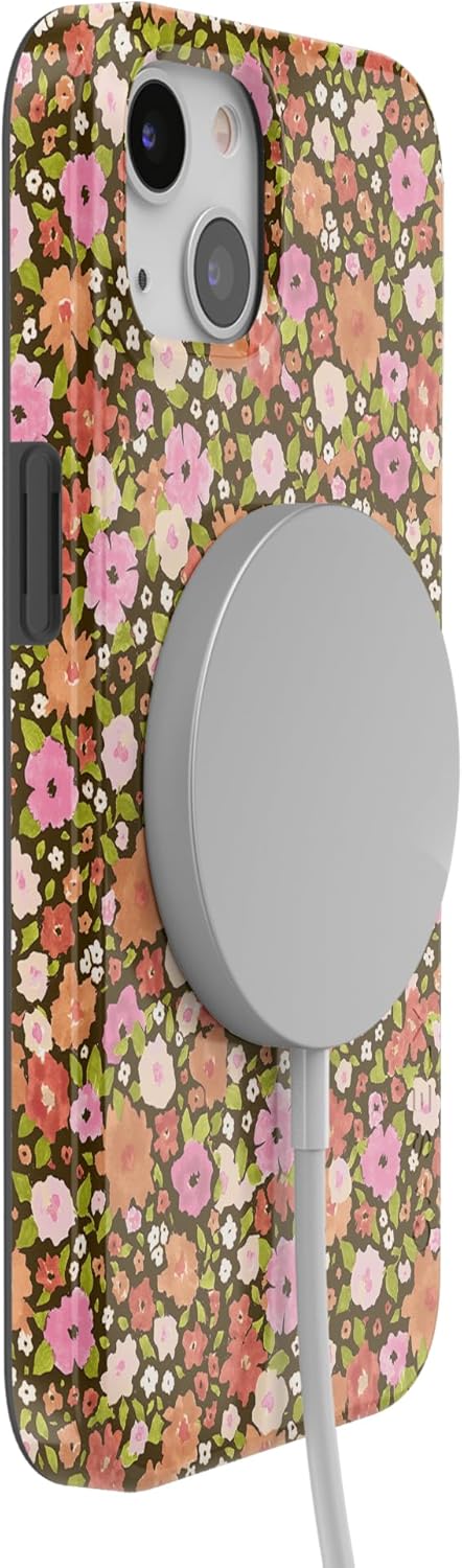 Casely iPhone 13 Case | Field of Flowers | Pastel Floral | Compatible with MagSafe | Classic Ultra Slim Design