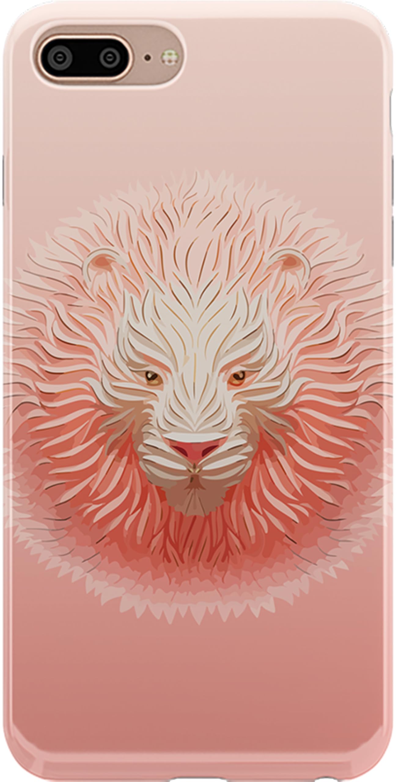 Casely iPhone 6/7/8 Plus Case | Stepping Up | Geo Rose Gold Marble | Classic Ultra Slim Design