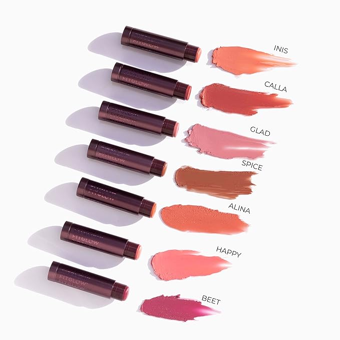 Fitglow Beauty - Cloud Collagen Lipstick Matte Balm | Vegan, Woman-Owned Clean Beauty (Alina, 0.14 oz | 4 g)