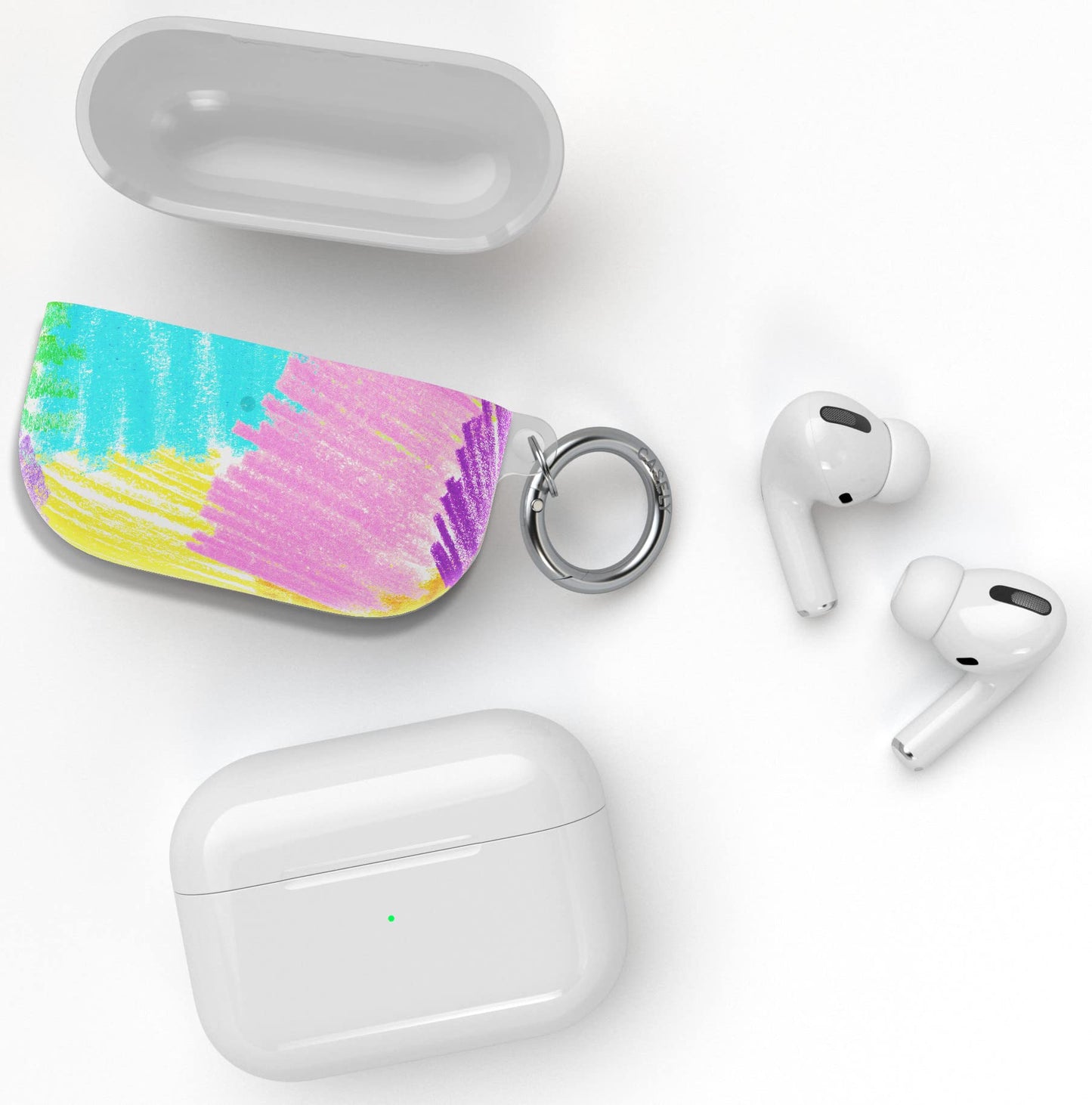 Casely Case Compatible with AirPods Pro 1 | Black AirPods | Compatible Only with AirPods Pro 1