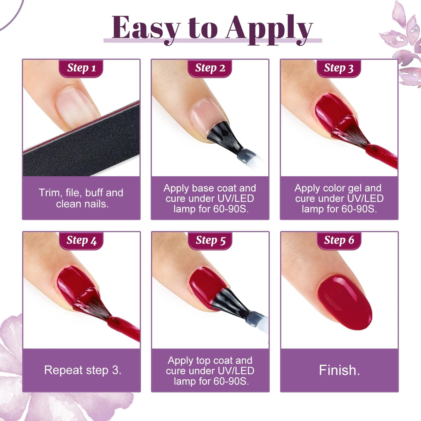 JODSONE Nail Dehydrator & Primer | 4 x 15ml Long-Lasting Easy Application