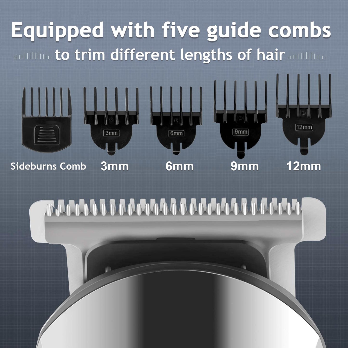 Ufree Beard Trimmer for Men, Waterproof Electric Razor for Nose, Body, Face & Mustache, Cordless Hair Clippers Shavers Grooming Kit, Valentines Day Gifts for Men Husband Father
