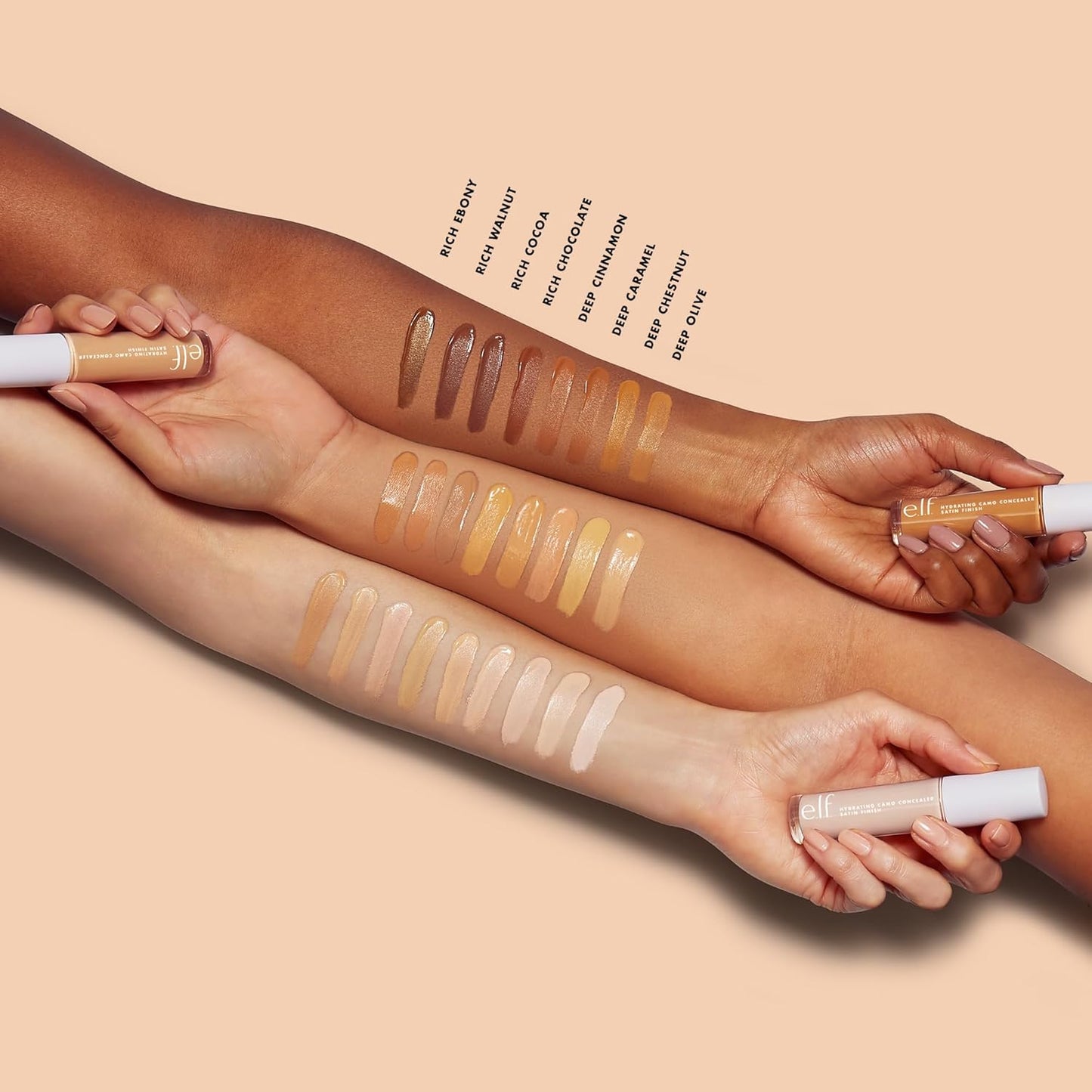 e.l.f. Hydrating Camo Concealer | Full-Coverage | Vegan & Cruelty-Free | Fair Rose