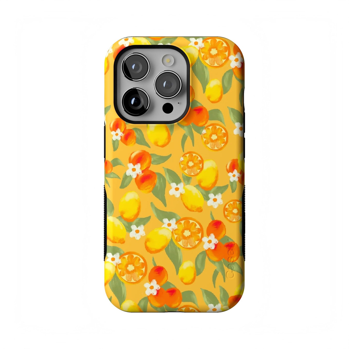 Casely iPhone 14 Pro Case | Opposites Attract | Day & Night Mountains | Compatible with MagSafe | Bold Protective Design