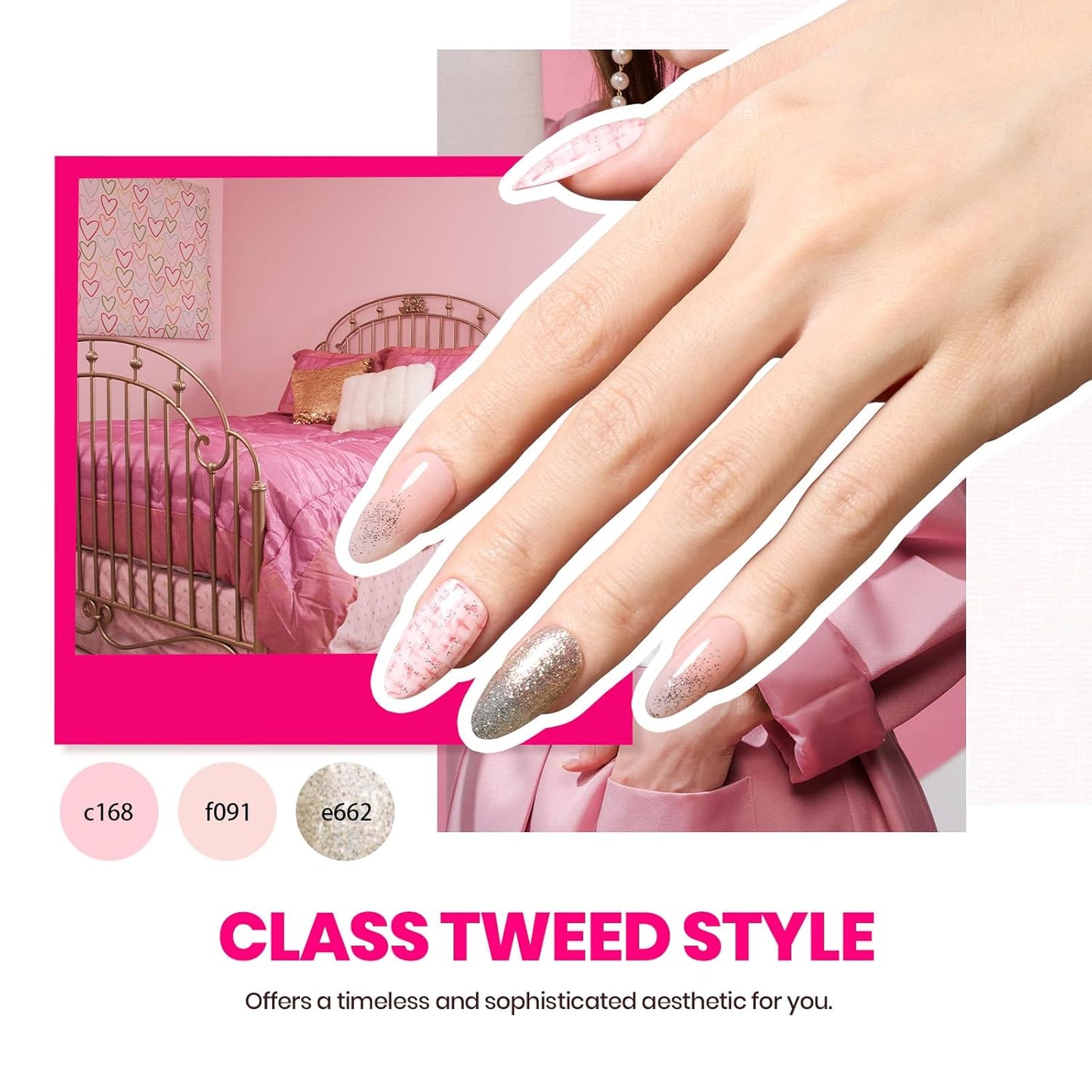 45 Colors Gel Nail Polish Kit | UV Light & Nail Tools | Travel-Friendly Gift for Women