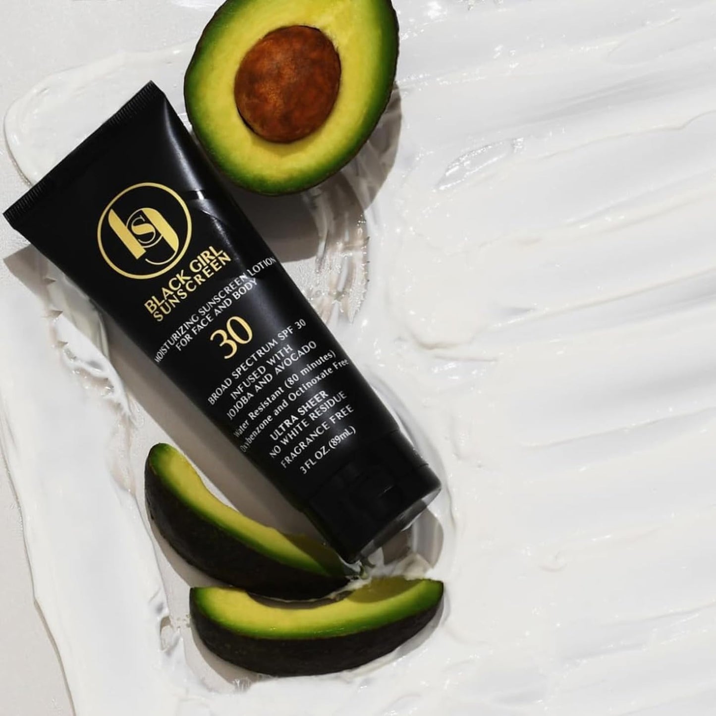 Moisturizing Sunscreen Lotion SPF 30 | No White Residue | For Melanin-Rich Skin