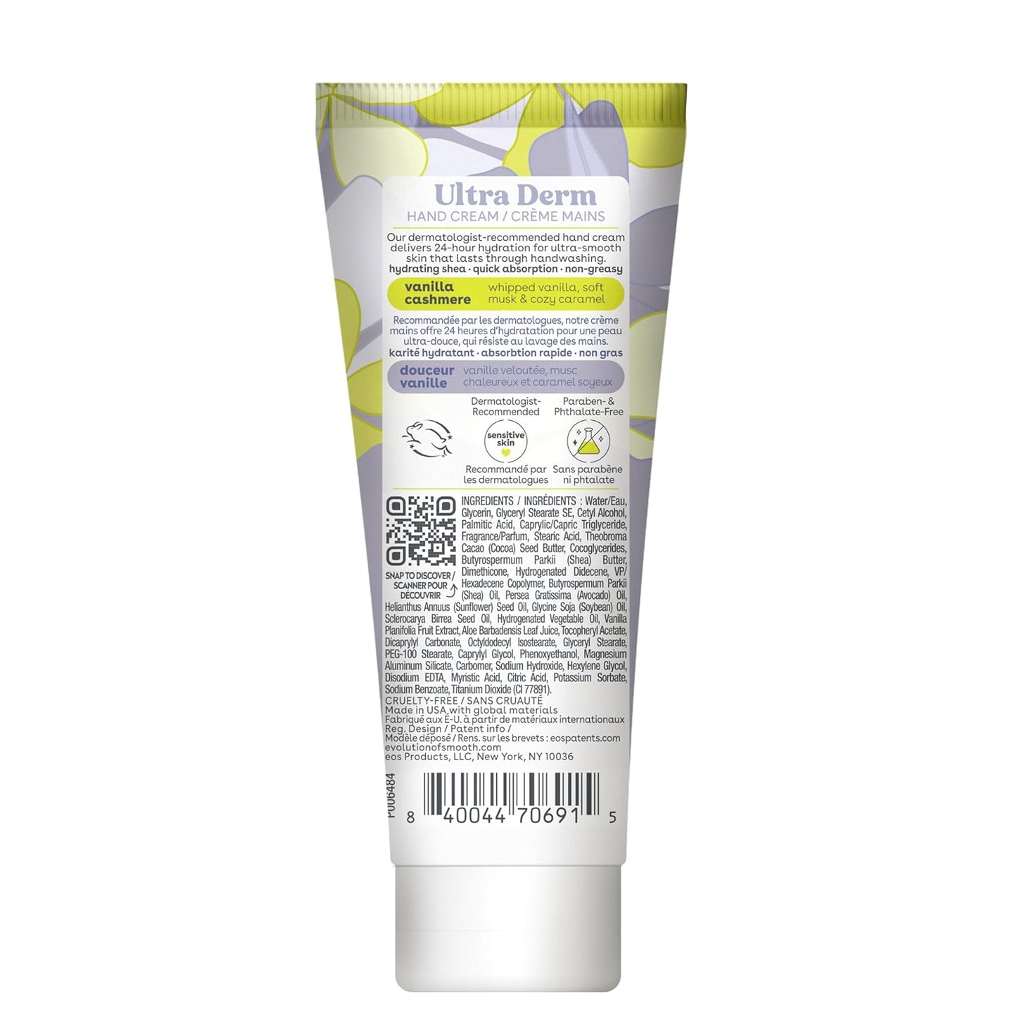 Eos Shea Better Hand Cream | Lavender | 24-Hour Hydration | 2.5 fl oz