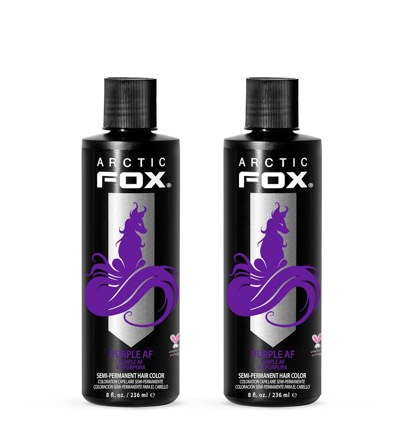 ARCTIC FOX Purple Madness | Vegan Semi-Permanent Hair Color Dye - 5.6 Fl Oz