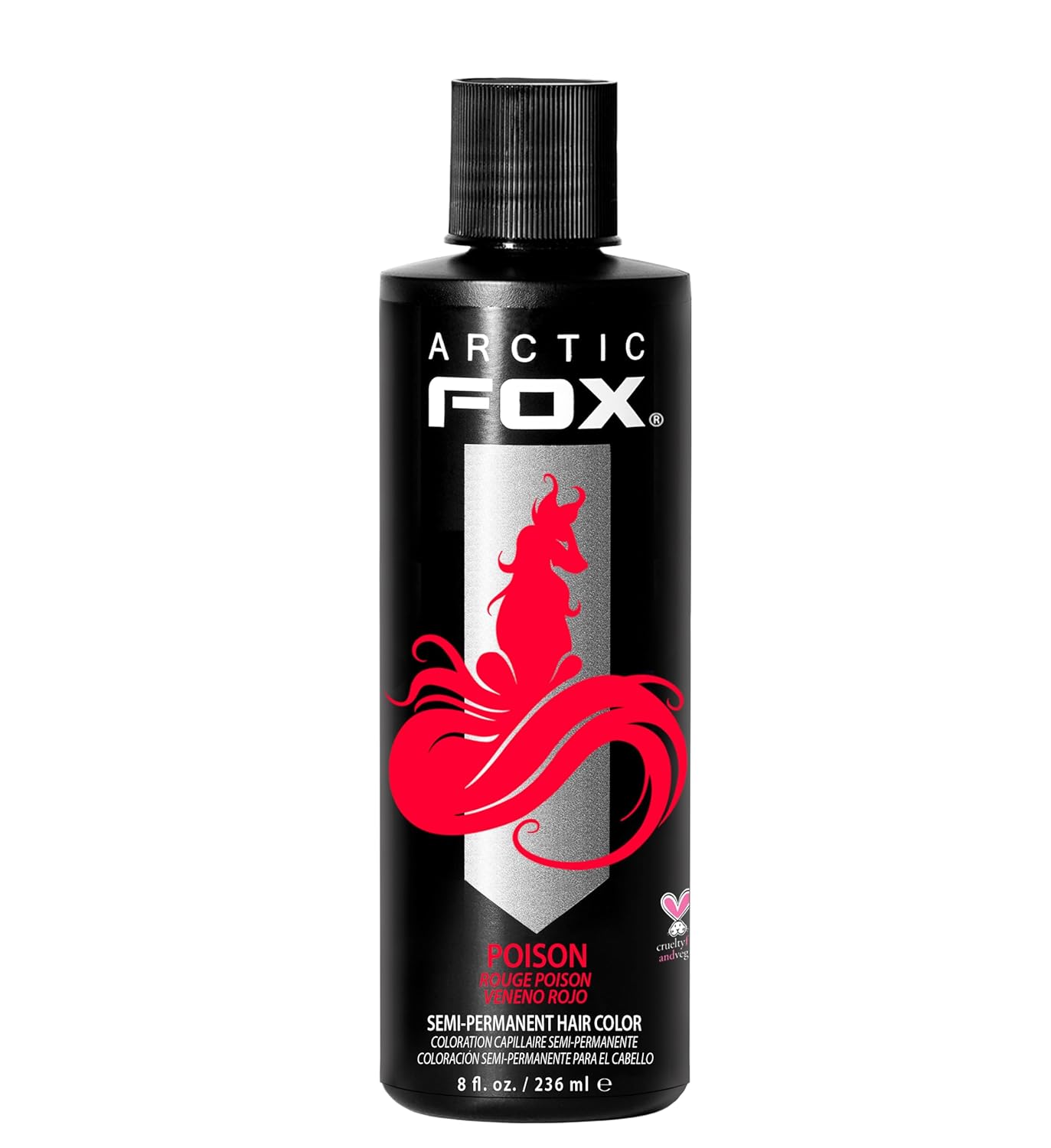 Vegan Semi-Permanent Hair Color Dye | Arctic Fox Periwinkle | 4 Fl Oz