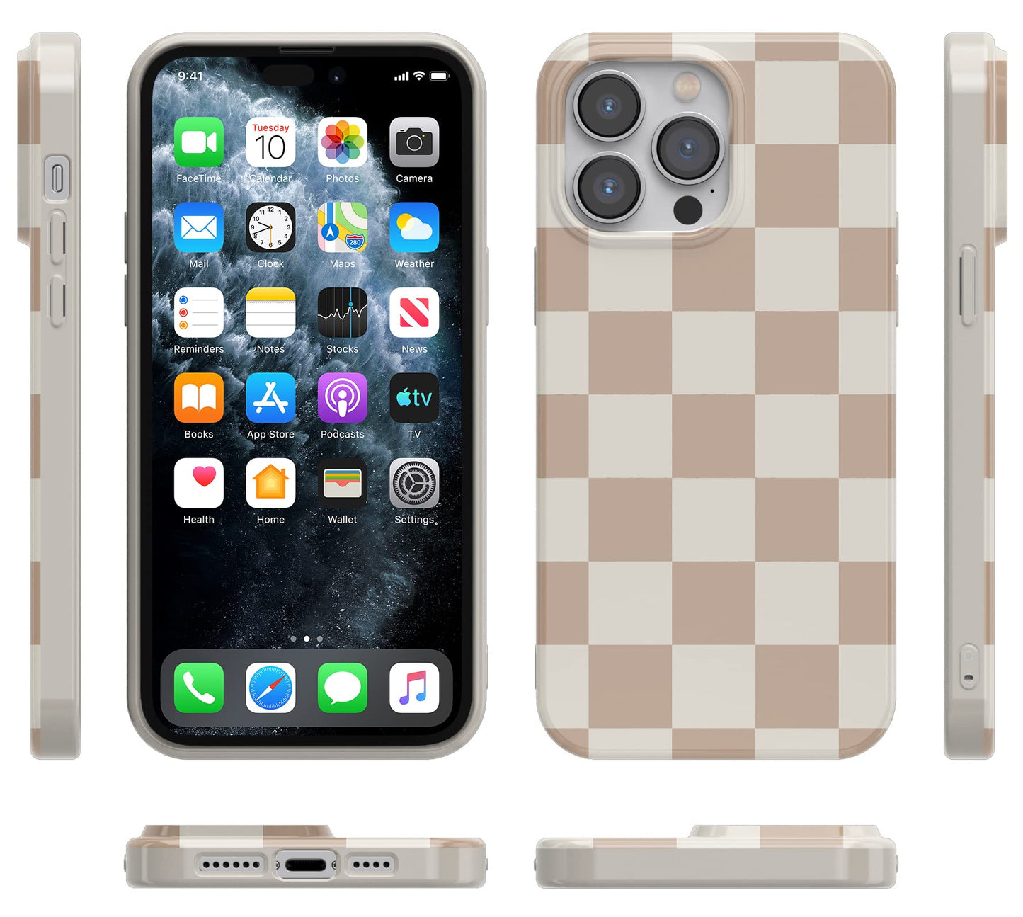 Casely iPhone 13 Pro Max Case | Here Comes The Sun | Colorblock Sunset | Classic Ultra Slim Case Design