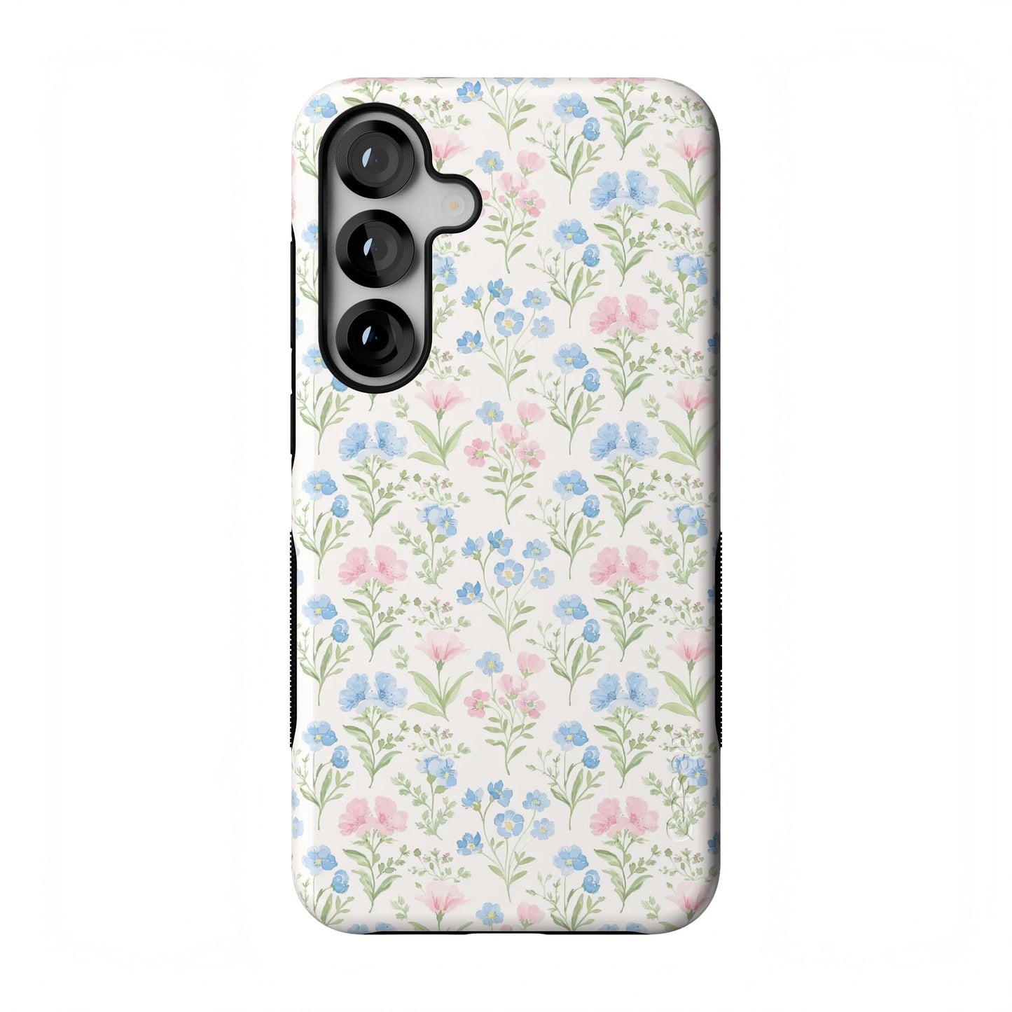 Casely Galaxy S25 Plus Case | Ink & Iris | Vintage Floral | Compatible with MagSafe | Bold Protective Design