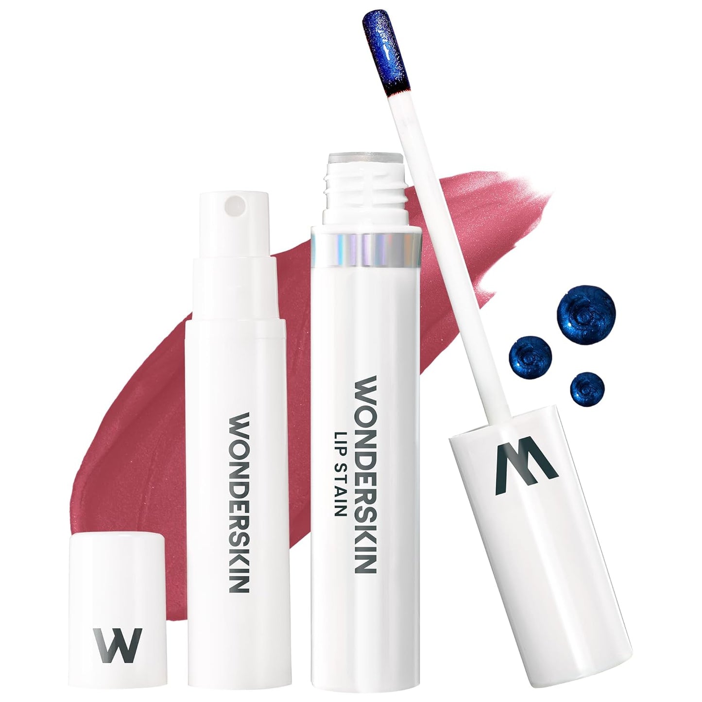 Wonderskin Wonder Blading Lip Stain Masque | Waterproof Pink Tint, Matte Finish