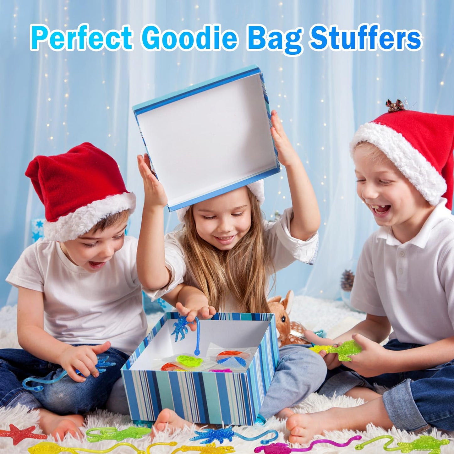 Valentines Sticky Hands Bulk 48PCS Valentines Day Gifts for Kids Classroom Prizes Valentines Party Favors for Kids Stretchy Heart Sticky Hand Toy Valentines Day Goodie Bag Stuffers Kid Party Supplies