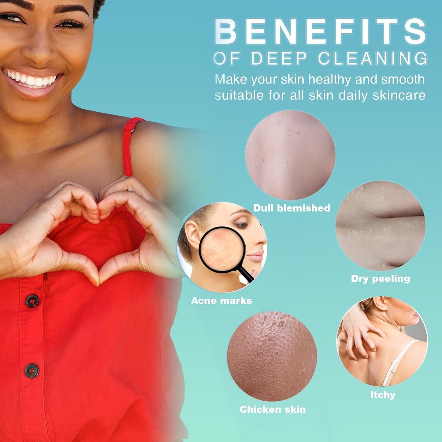 Exfoliating African Bath Sponge | Long Net Body Scrubber | Green