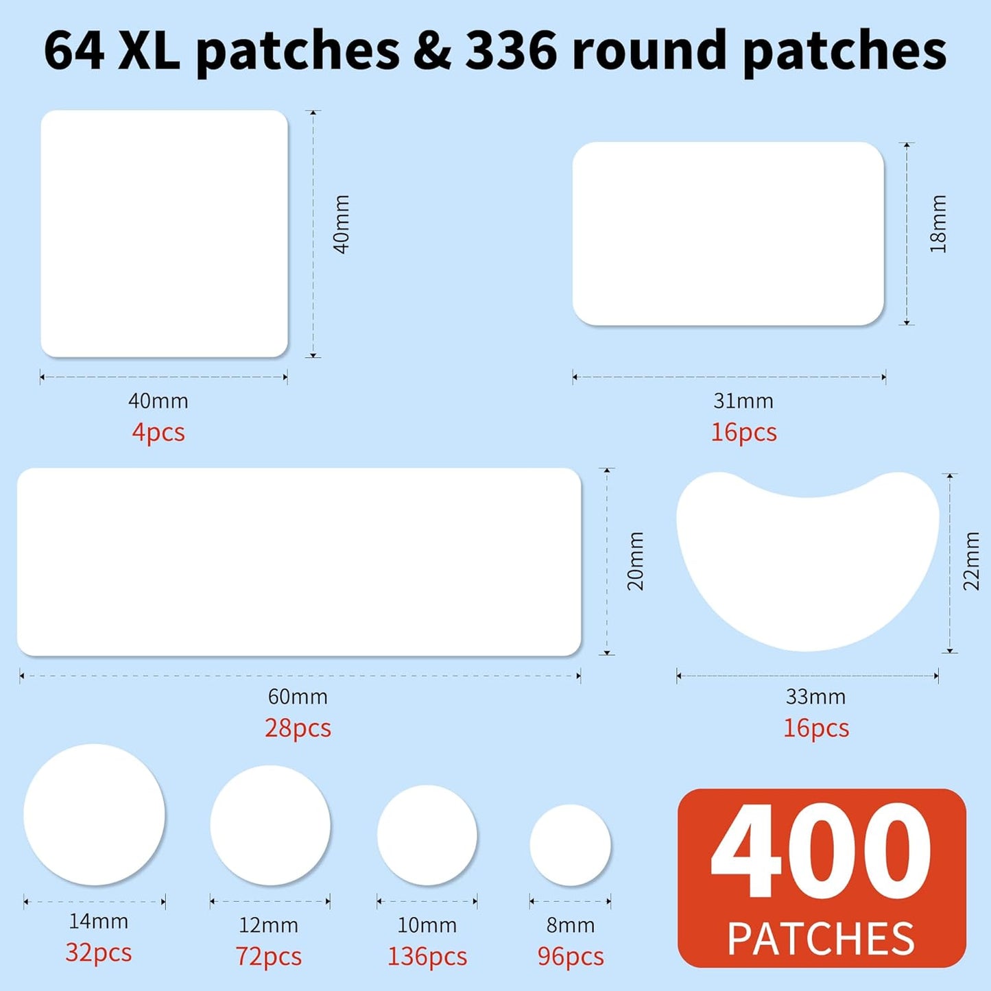 Hydrocolloid Acne Patches | 300 Count | Salicylic Acid & Tea Tree Oil