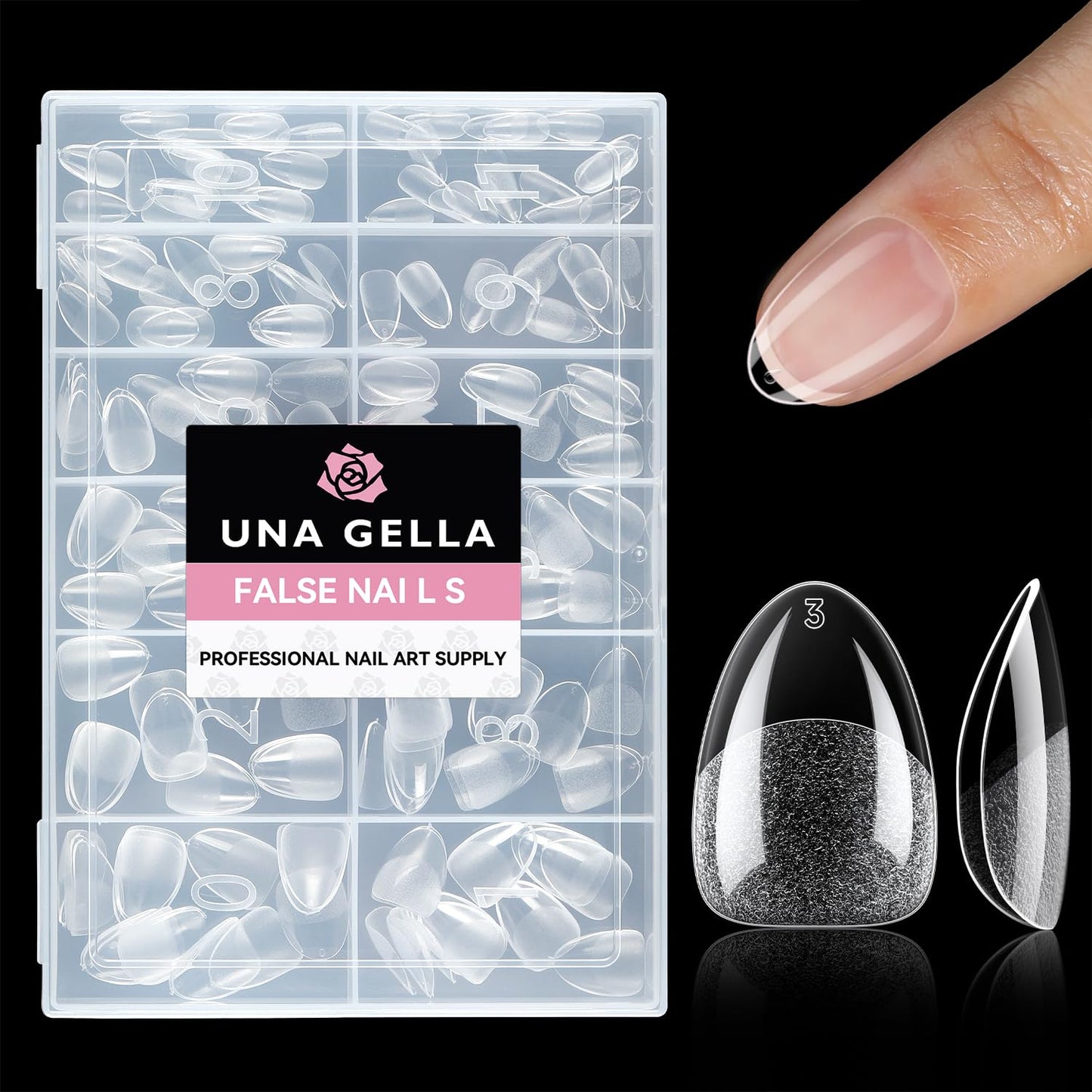 Extra Short Square Fake Nails | 216pcs Gel Tips | Full Cover Acrylic for DIY