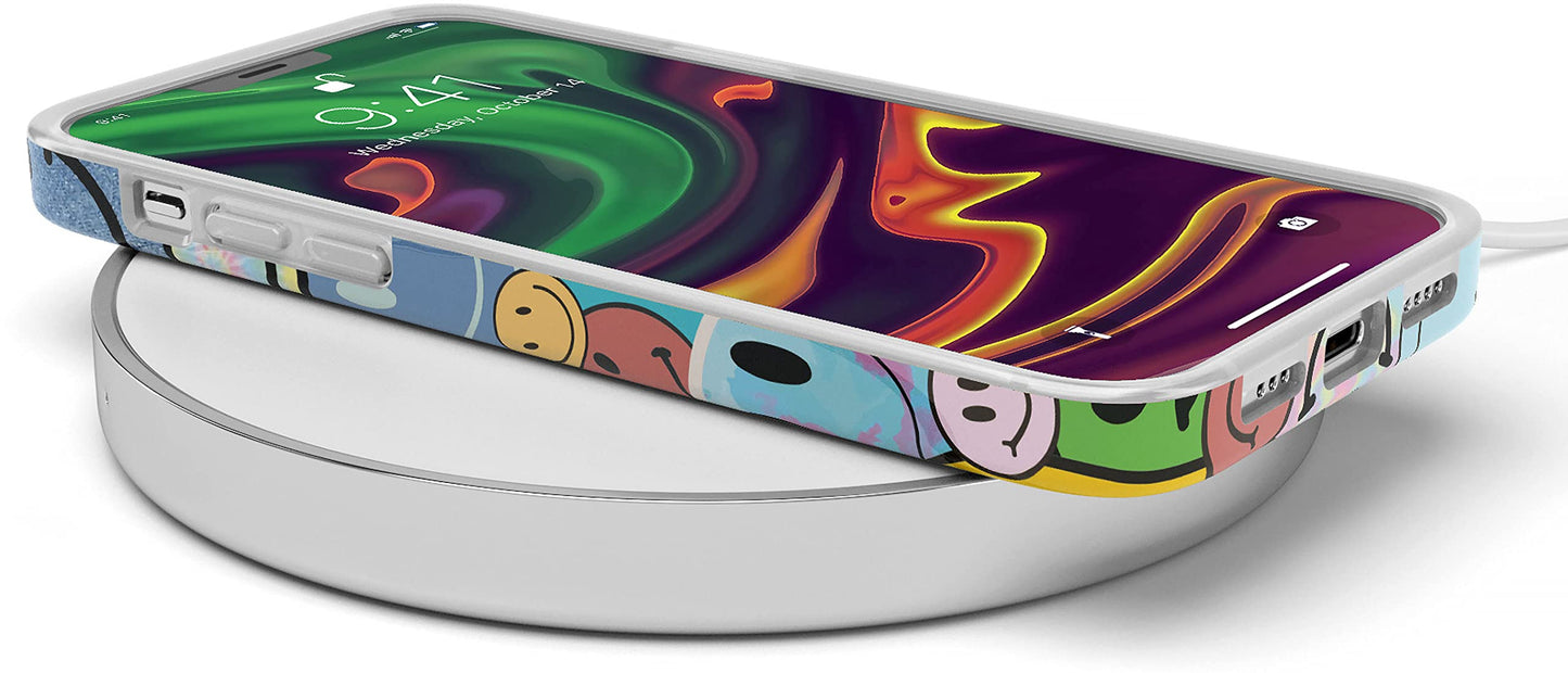 Casely iPhone 12/12 Pro Case | Field of Flowers | Pastel Floral | Classic Ultra Slim Design
