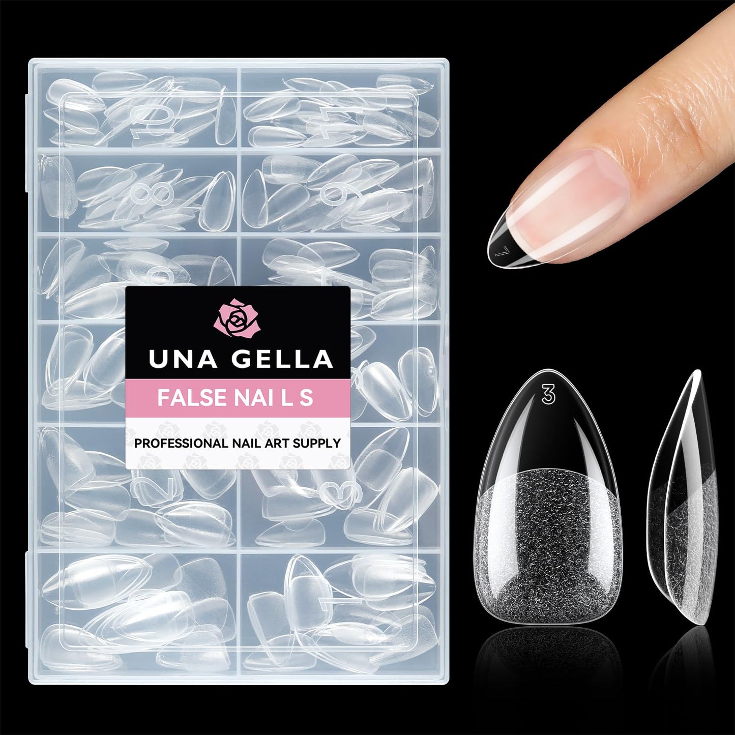 Extra Short Square Fake Nails | 216pcs Gel Tips | Full Cover Acrylic for DIY