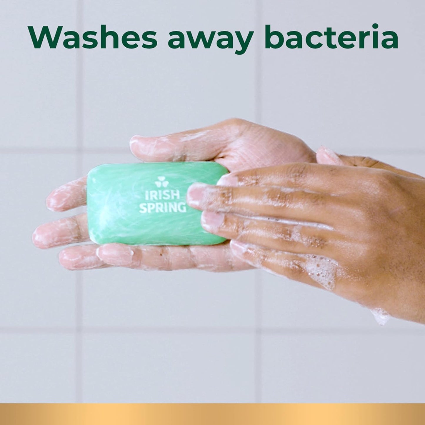 Irish Spring Men's Exfoliating Bar Soap | Fresh & Clean | 24 Pack | 3.7 Oz