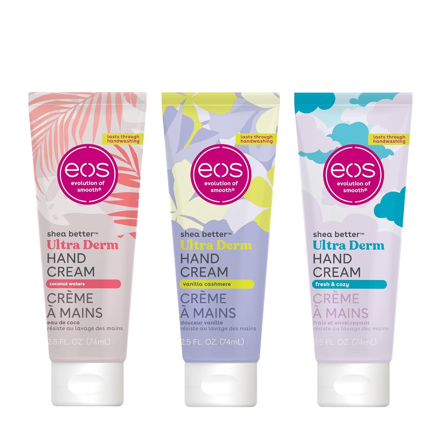 Eos Shea Better Hand Cream | Lavender | 24-Hour Hydration | 2.5 fl oz
