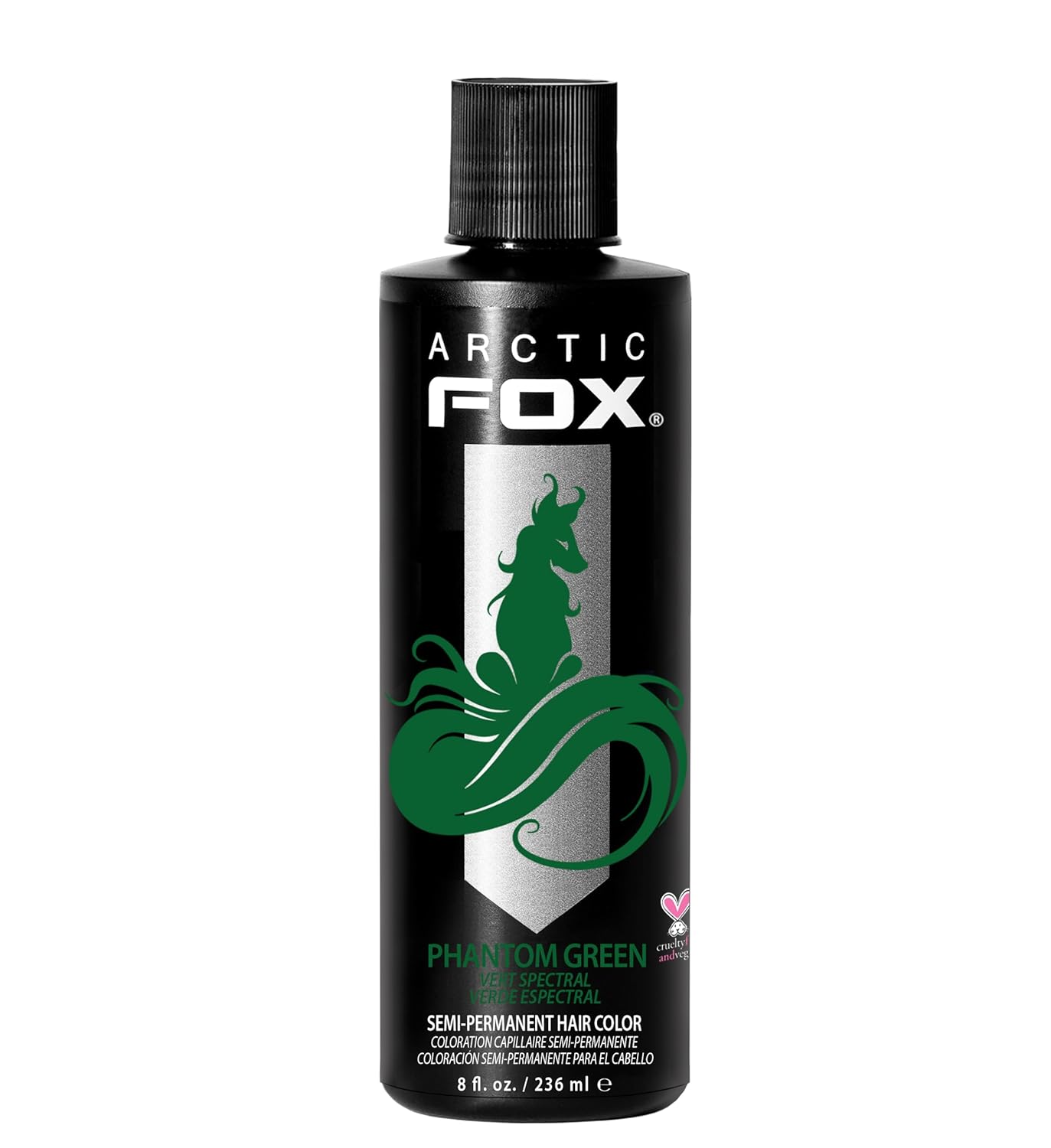 Vegan Semi-Permanent Hair Color Dye | Arctic Fox Poison | 4 Fl Oz