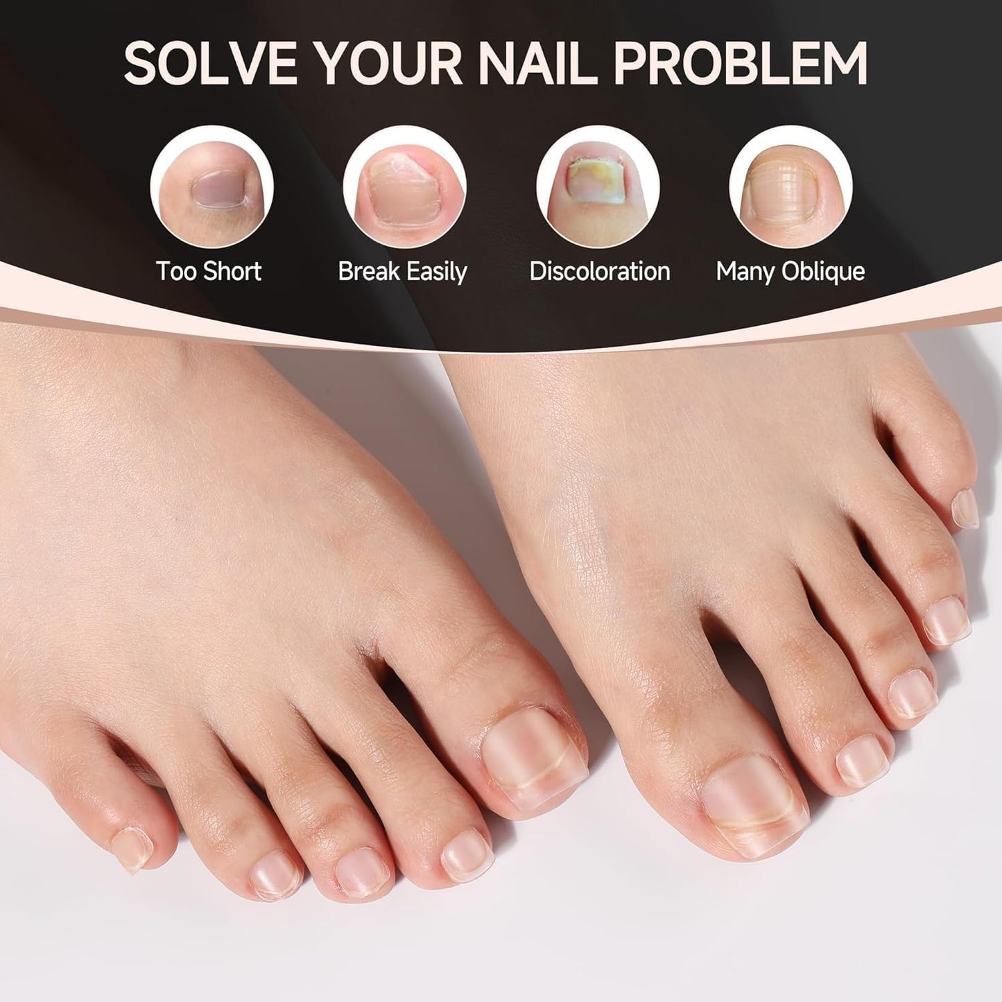 Soft Gel Nail Tips | 40ml Strong Adhesive Gel for Acrylic & Press-On Nails