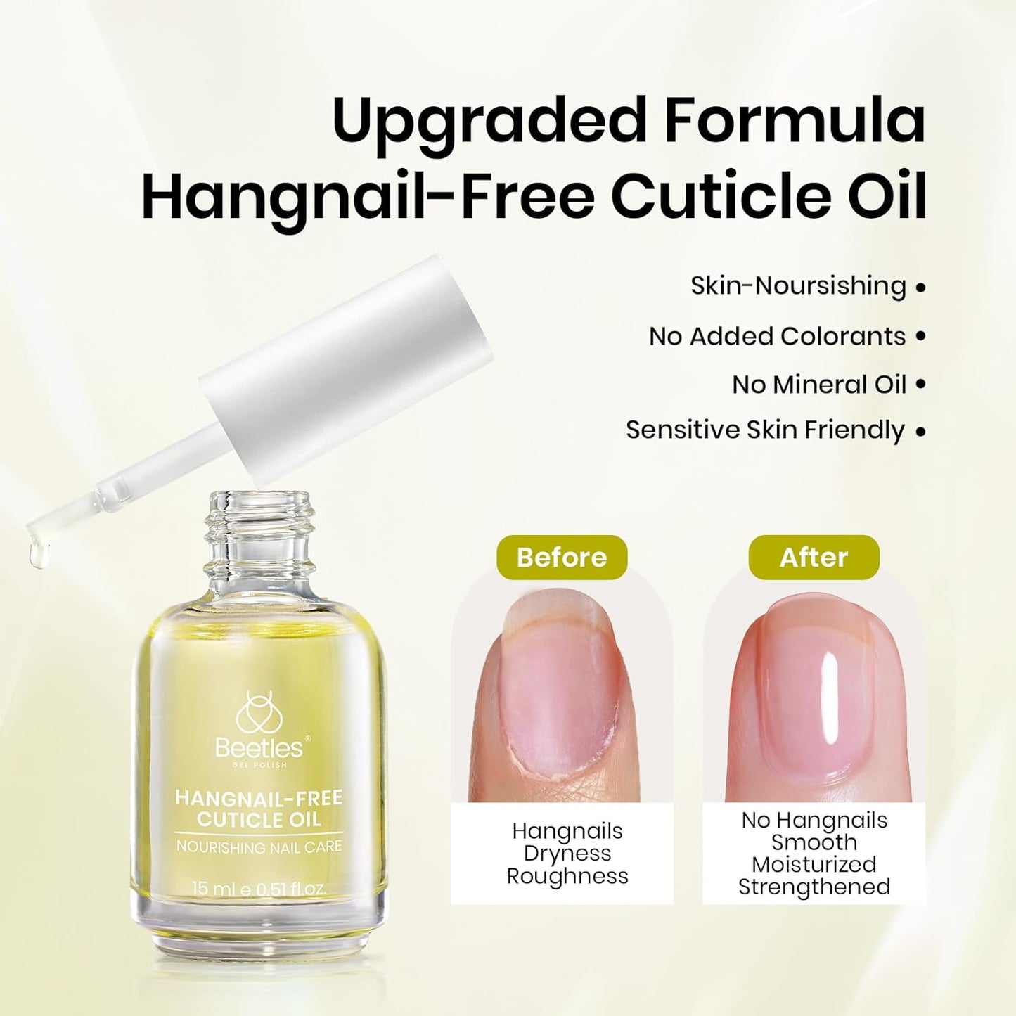 Beetles 3Pcs Builder Nail Gel Set | 15ml No Wipe Top Coat & Base Coat | Long-Lasting Shine for Women