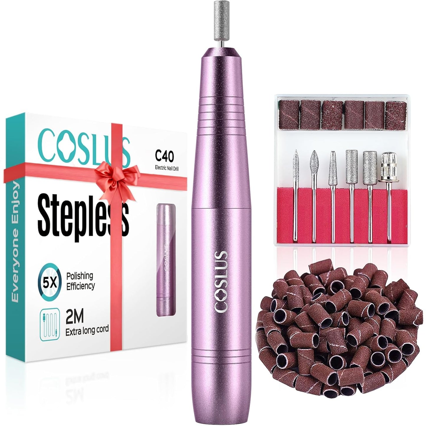 Professional Electric Nail Drill File Kit | Portable Acrylic & Gel Nail Tools